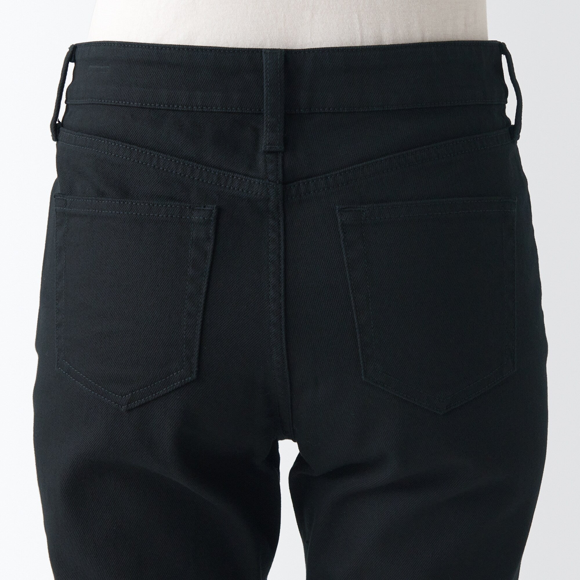 Women's Stretch Denim Slim Pants Black - Image 9