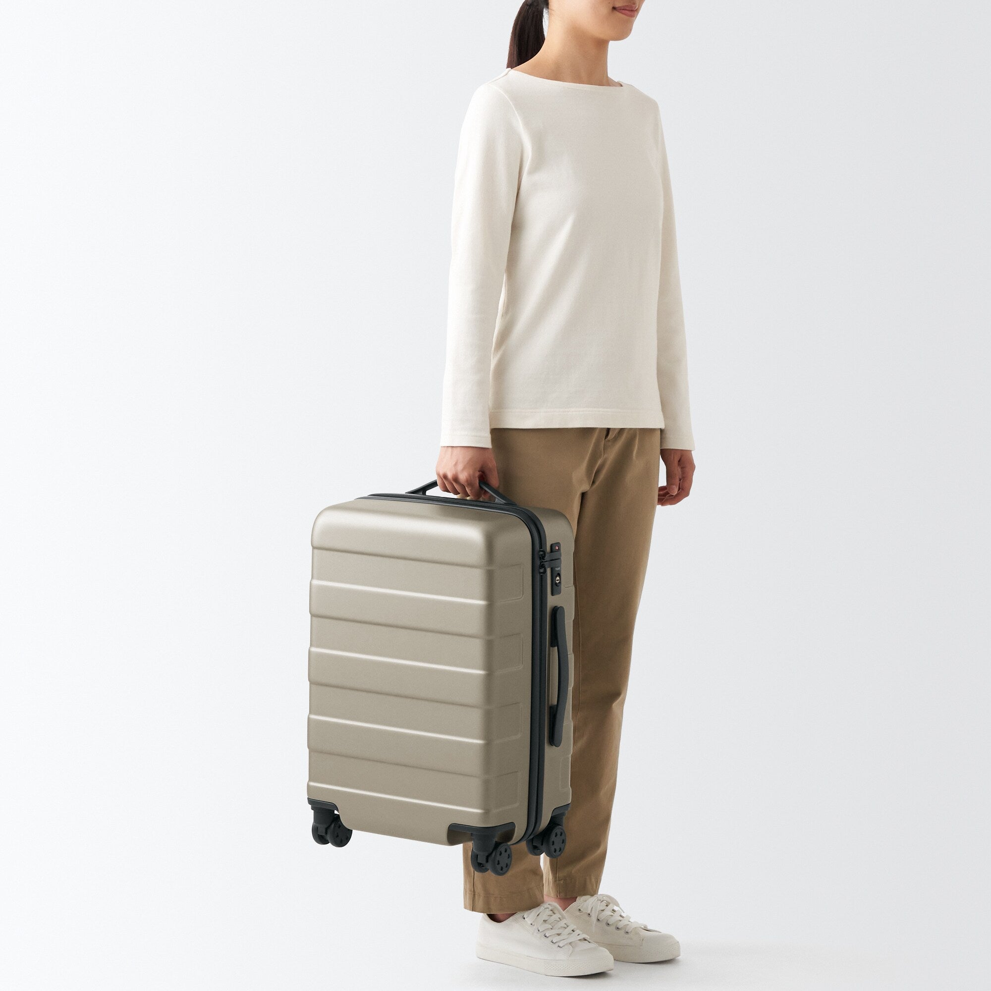 Adjustable Handle Hard Shell Suitcase 36L | Carry-On - Image 18