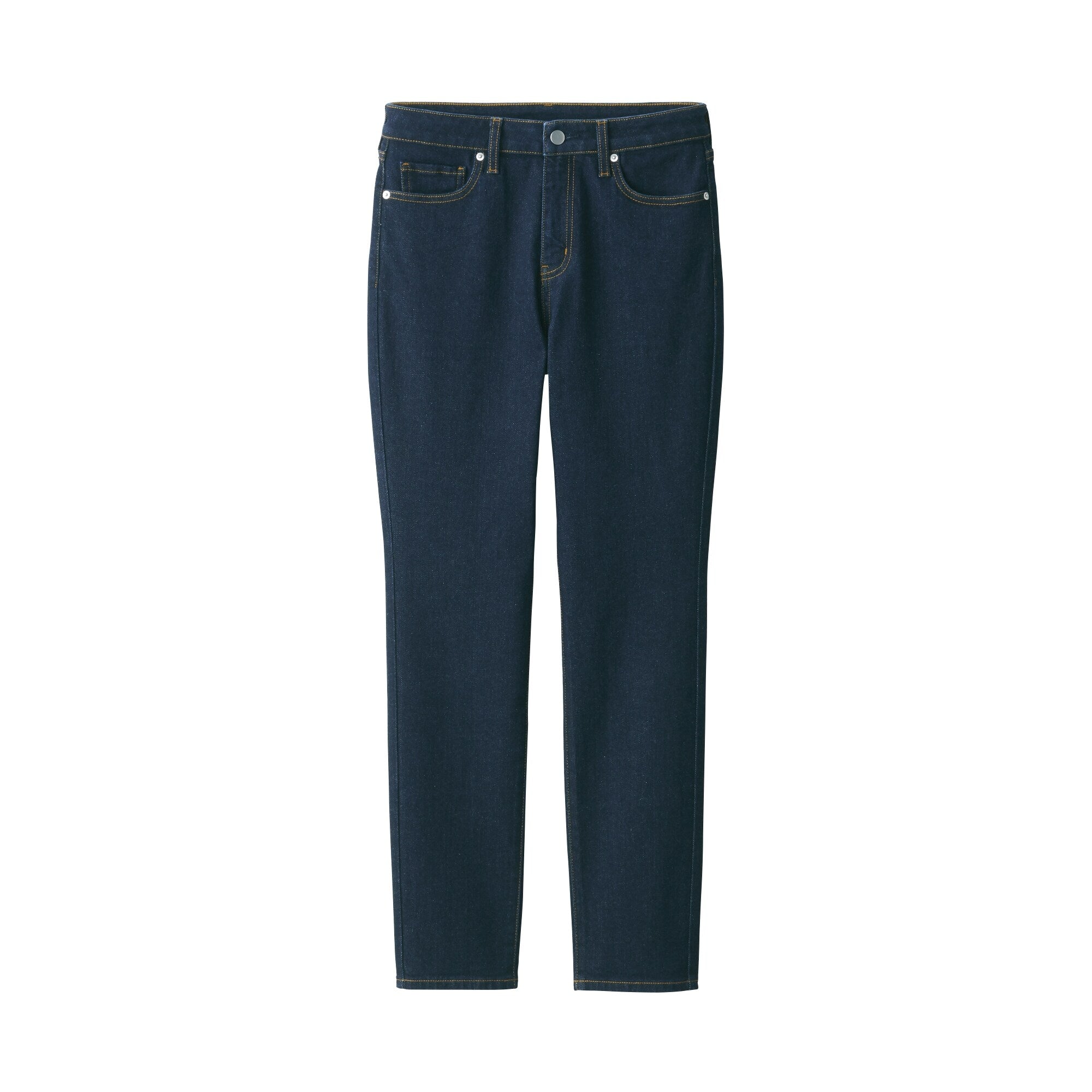 Women's Stretch Denim Slim Pants Dark Navy (L 30inch / 75cm) - Image 2