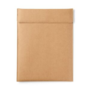 Jeans' Back Patch Laptop Case - Brown