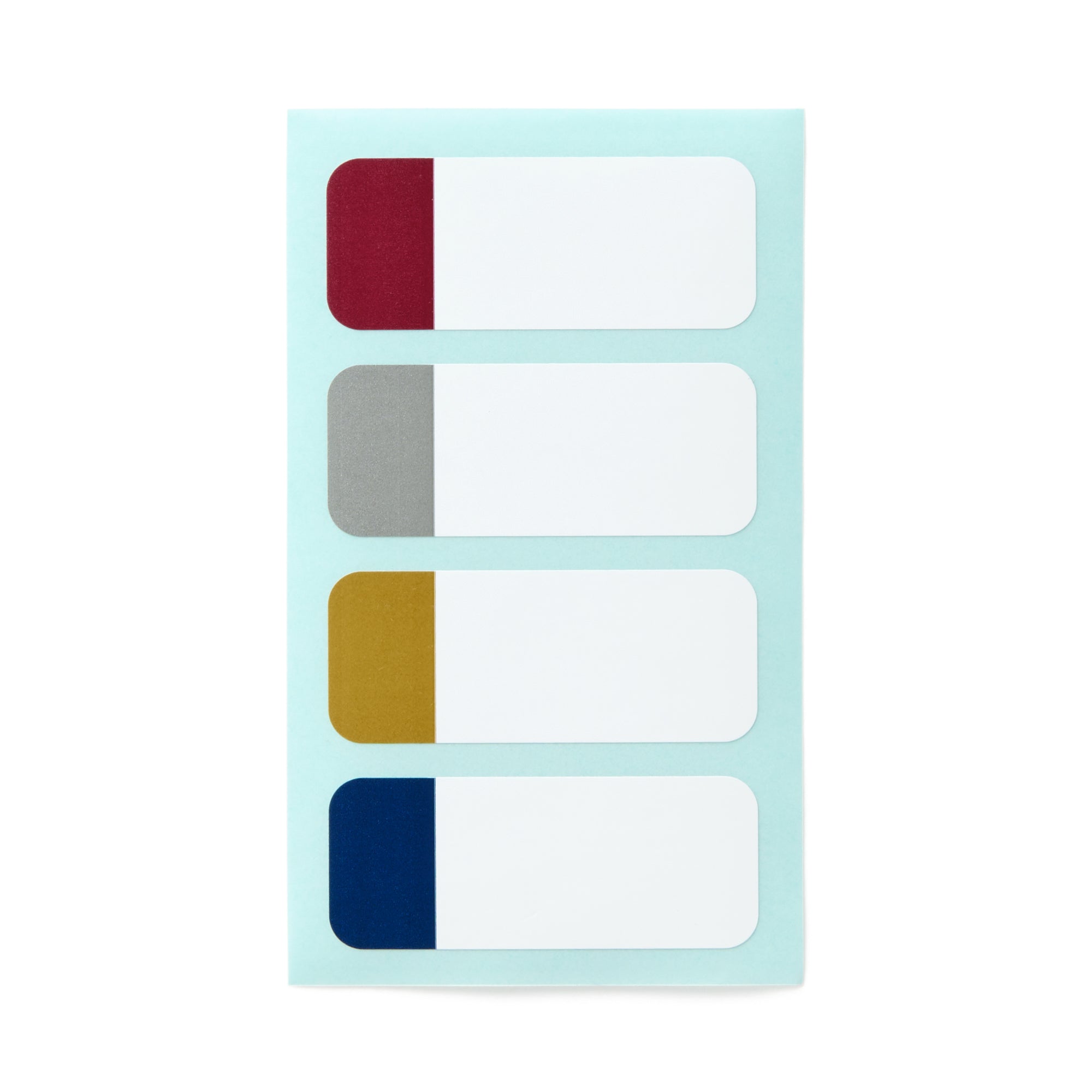No-Iron Sticker Label with Color 2 x 0.8