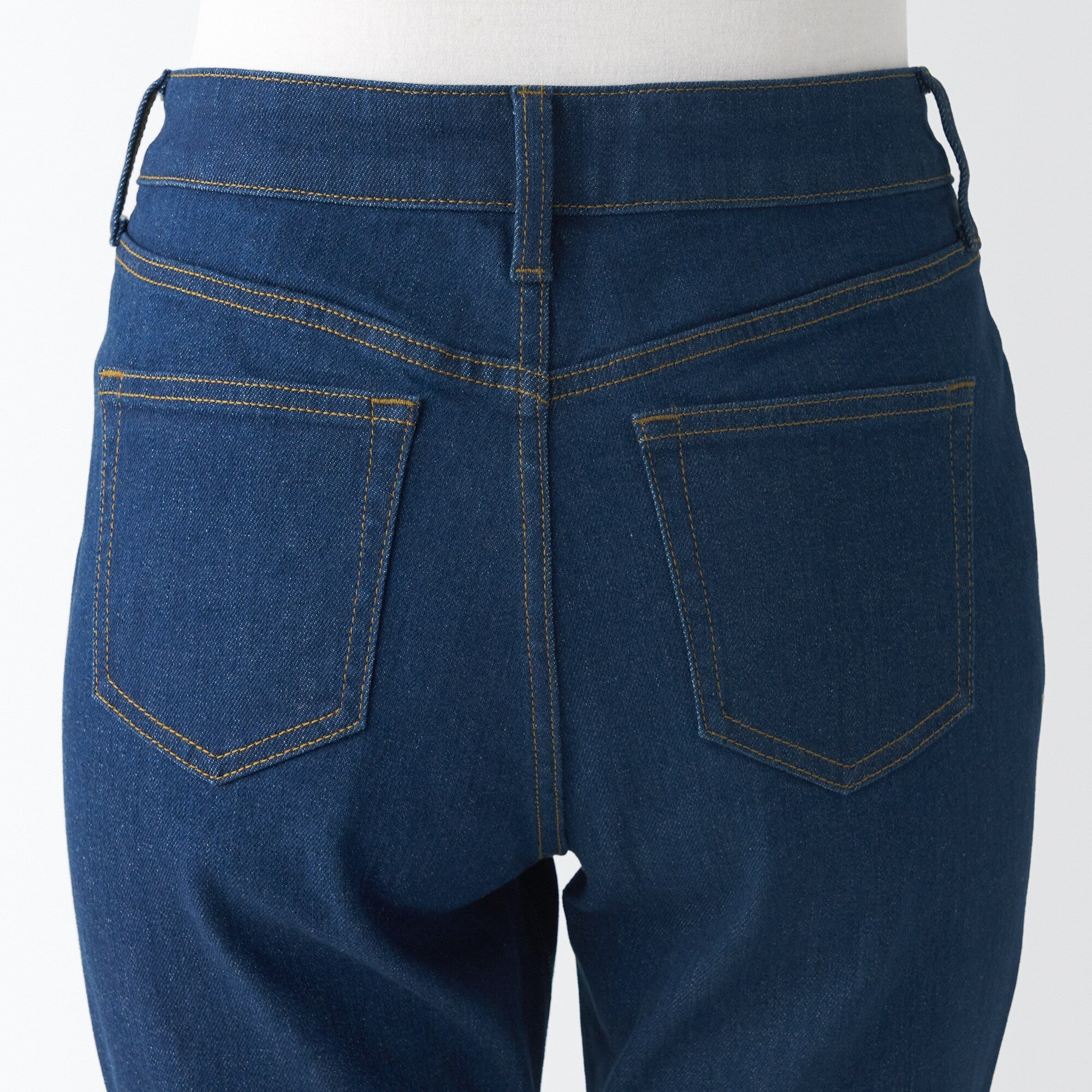 Women's Stretch Denim Slim Pants Blue - Image 8