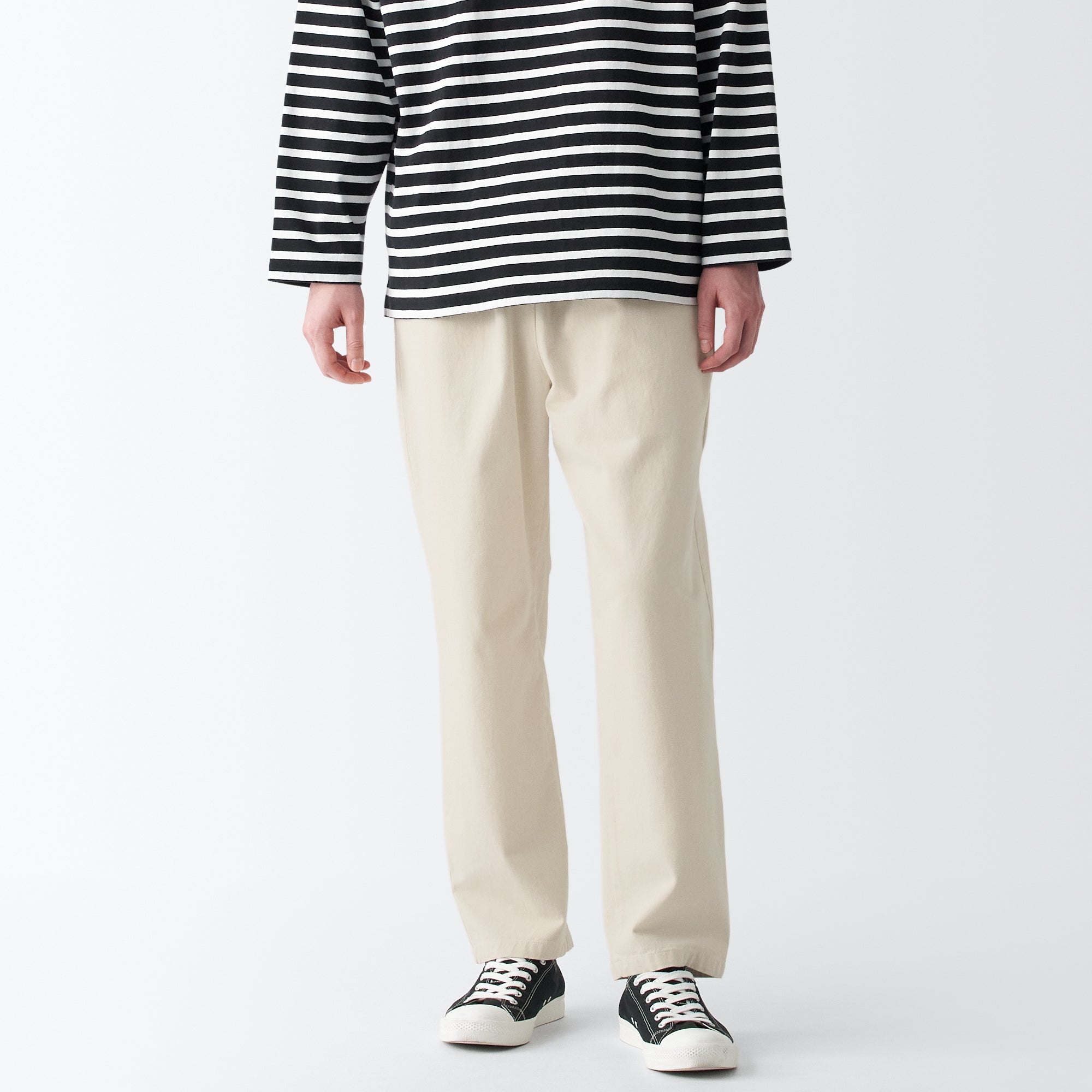 Men's Denim Easy Pants - Natural - Image 3