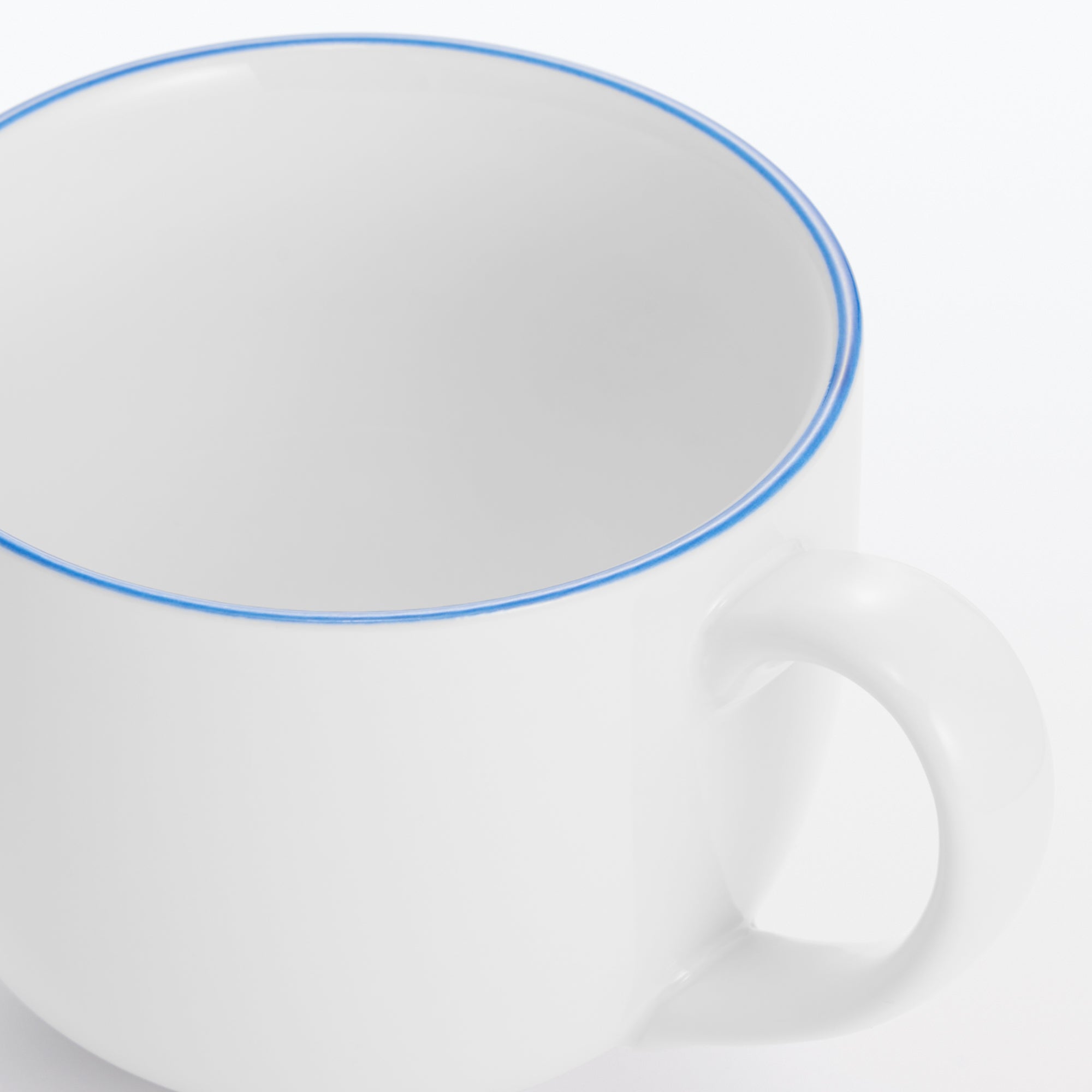 Everyday Tableware Coffee Cup - Blue Stripe - Image 5