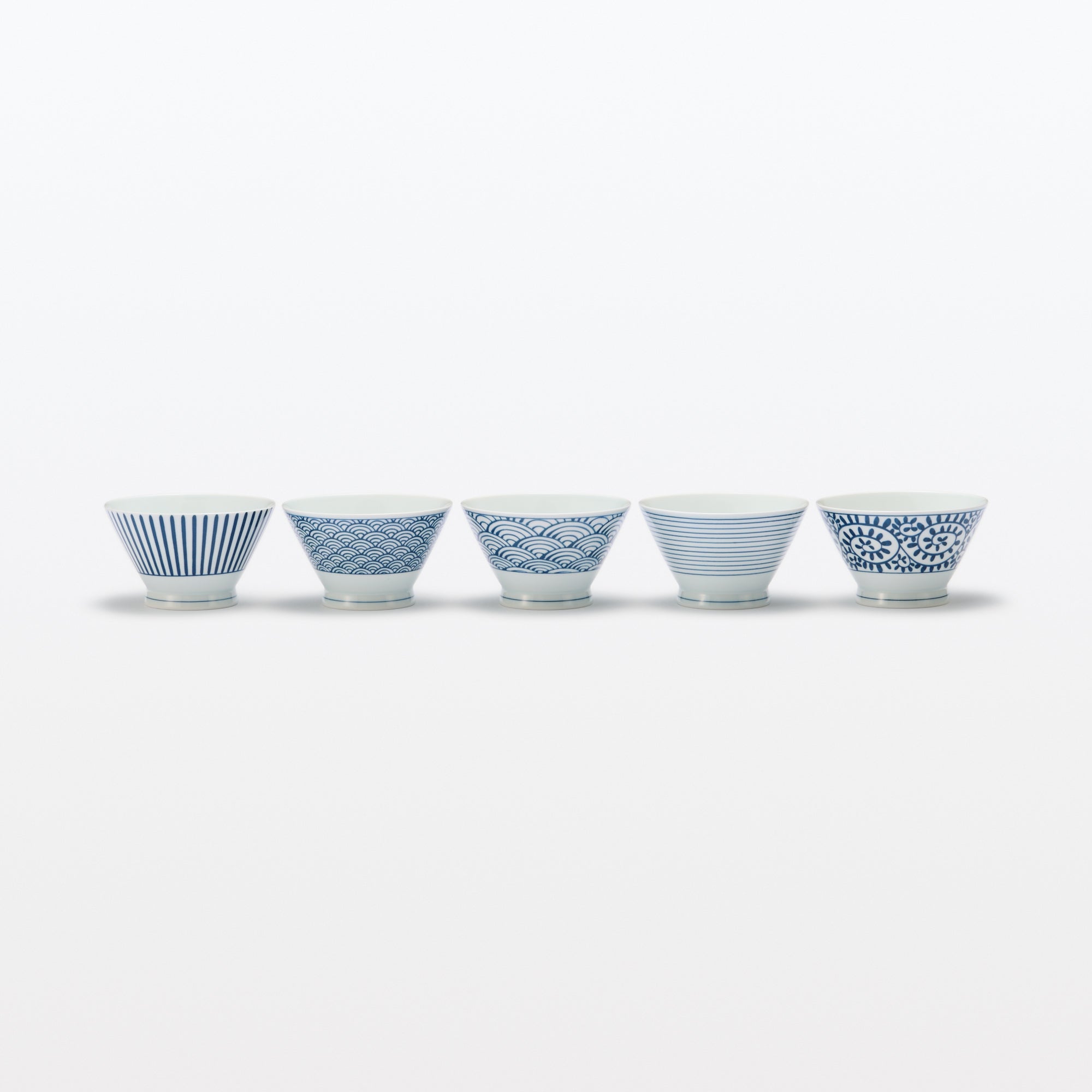 Hasami Ware Rice Bowl - Stripes Pattern - Image 17