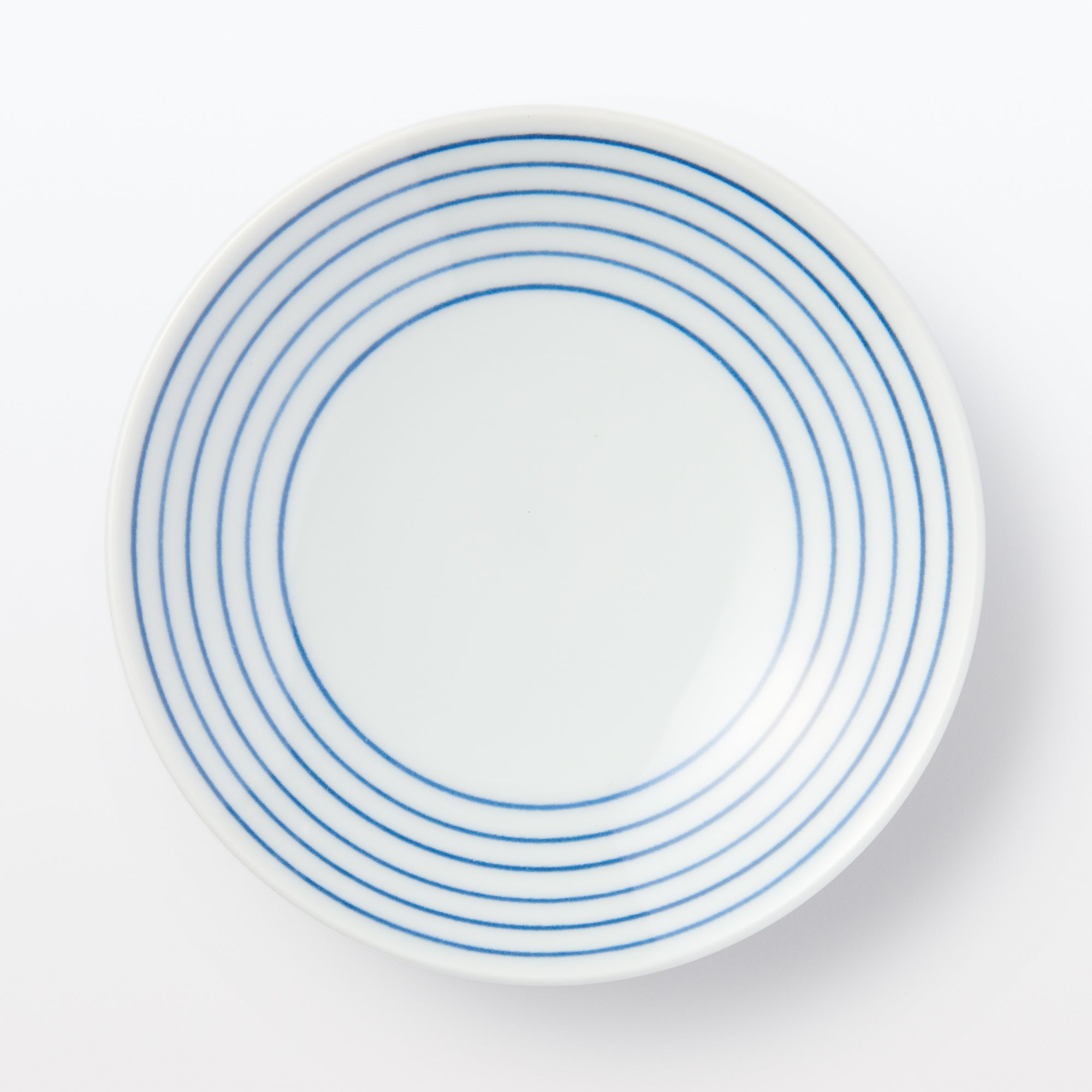 Hasami Ware Small Plate - Horizontal Stripes Pattern - Image 2
