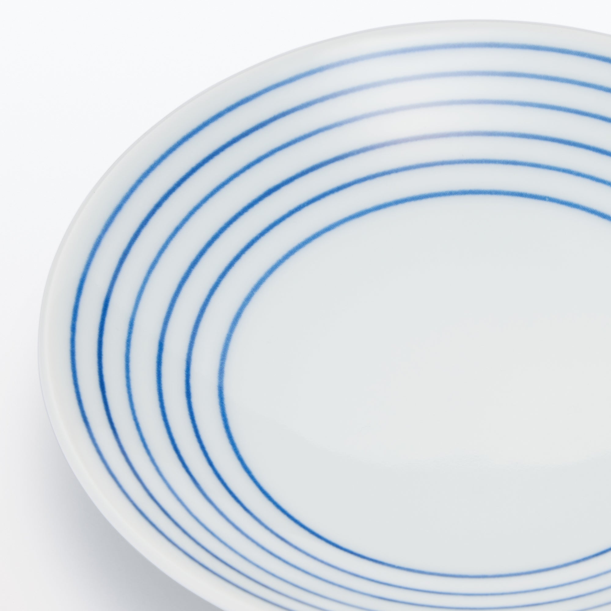 Hasami Ware Small Plate - Horizontal Stripes Pattern - Image 5