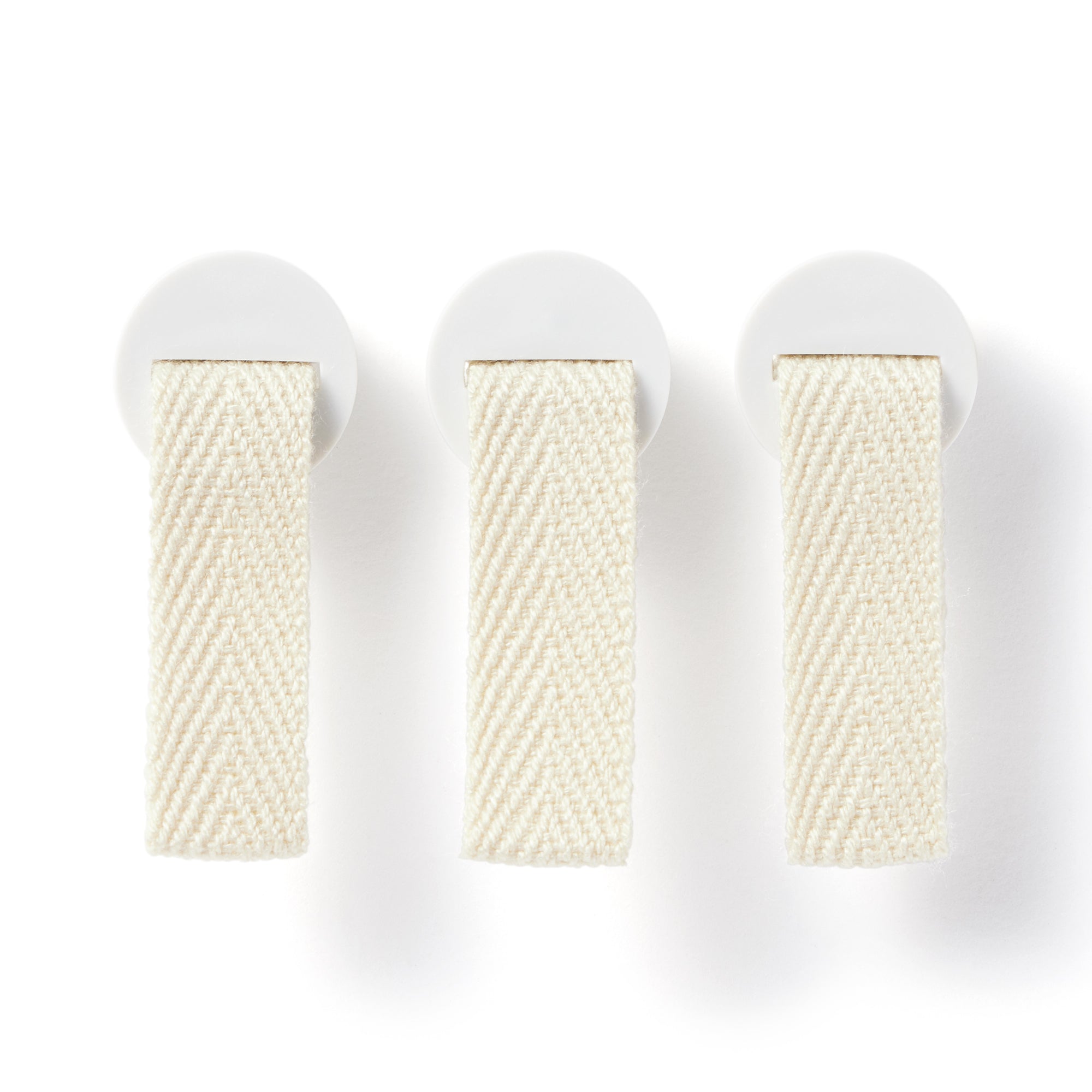Polypropylene File Box Handle - Natural (3 Pack)