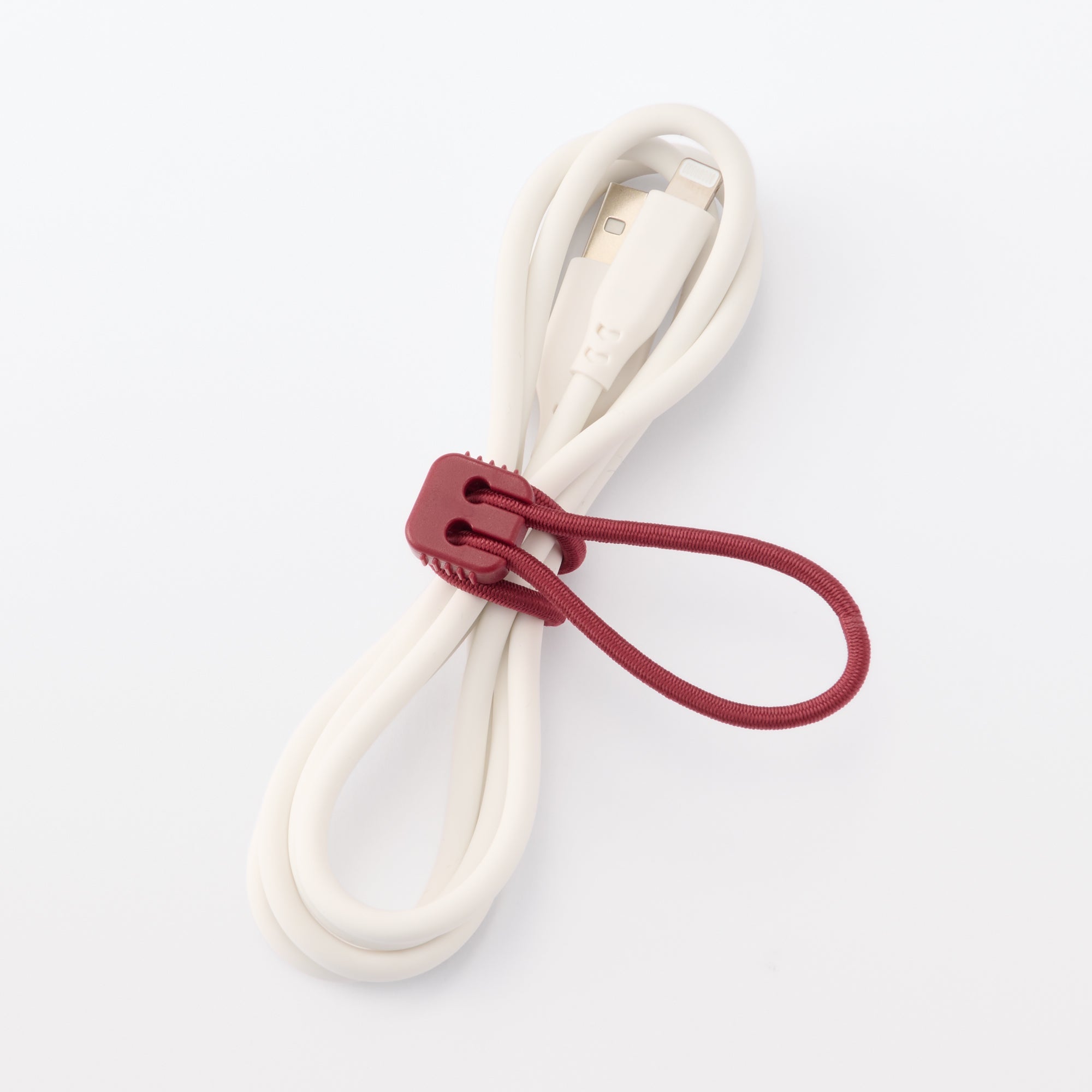 Rubber Tie-Down Strap 3 Pack - Red. Beige. Green - Image 3