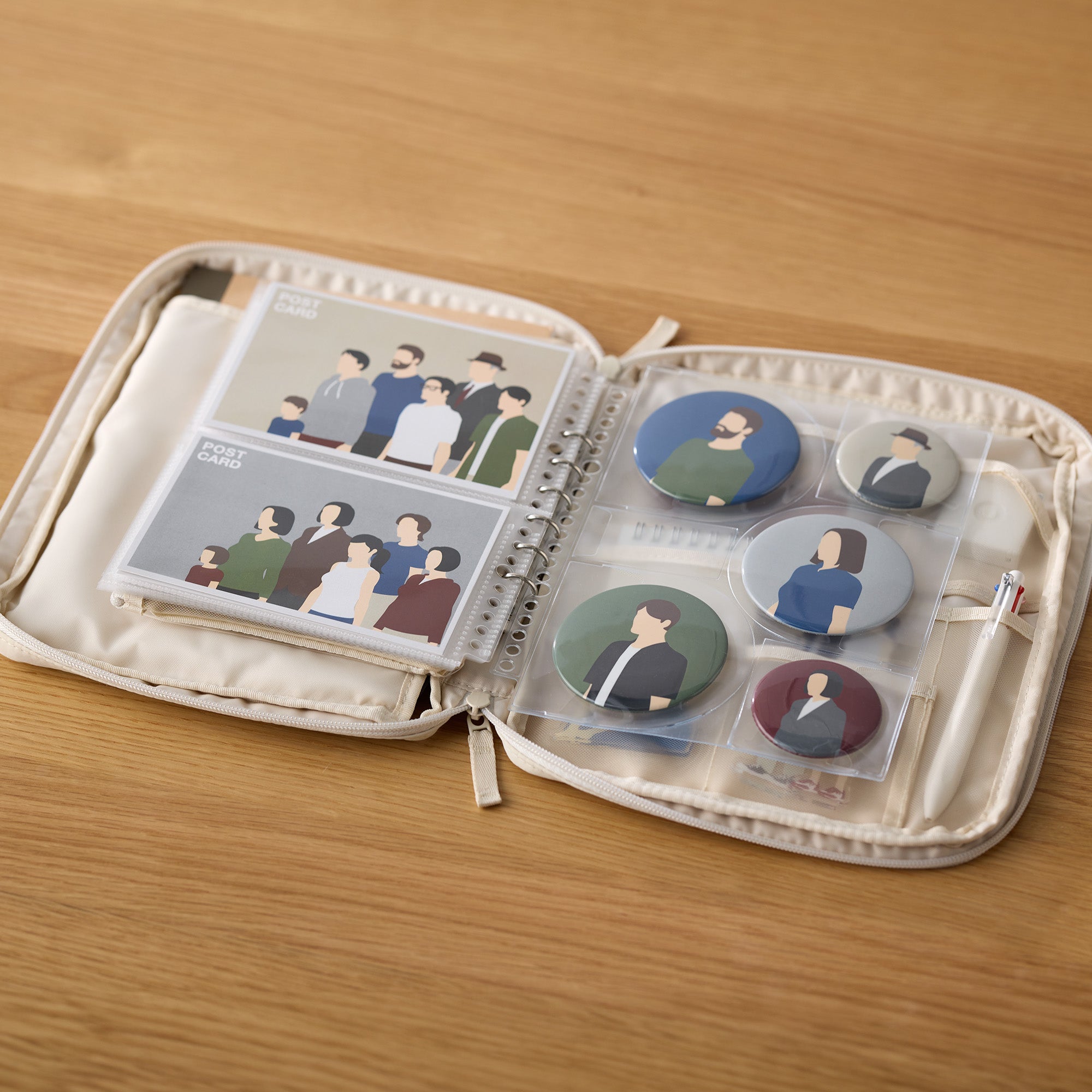 Multi-size 6-Pocket Refill for A5 Wide Organizer - Image 2