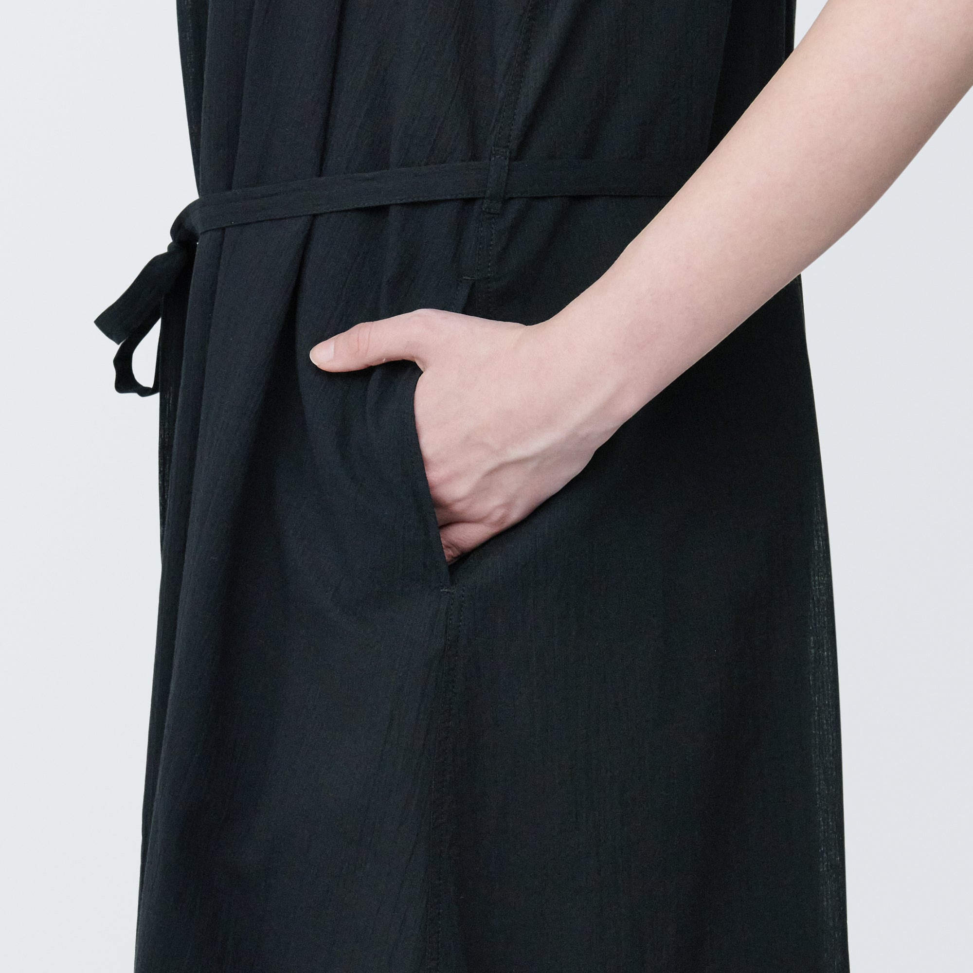 Women's High-Twist Veil French Sleeve Dress - Image 24