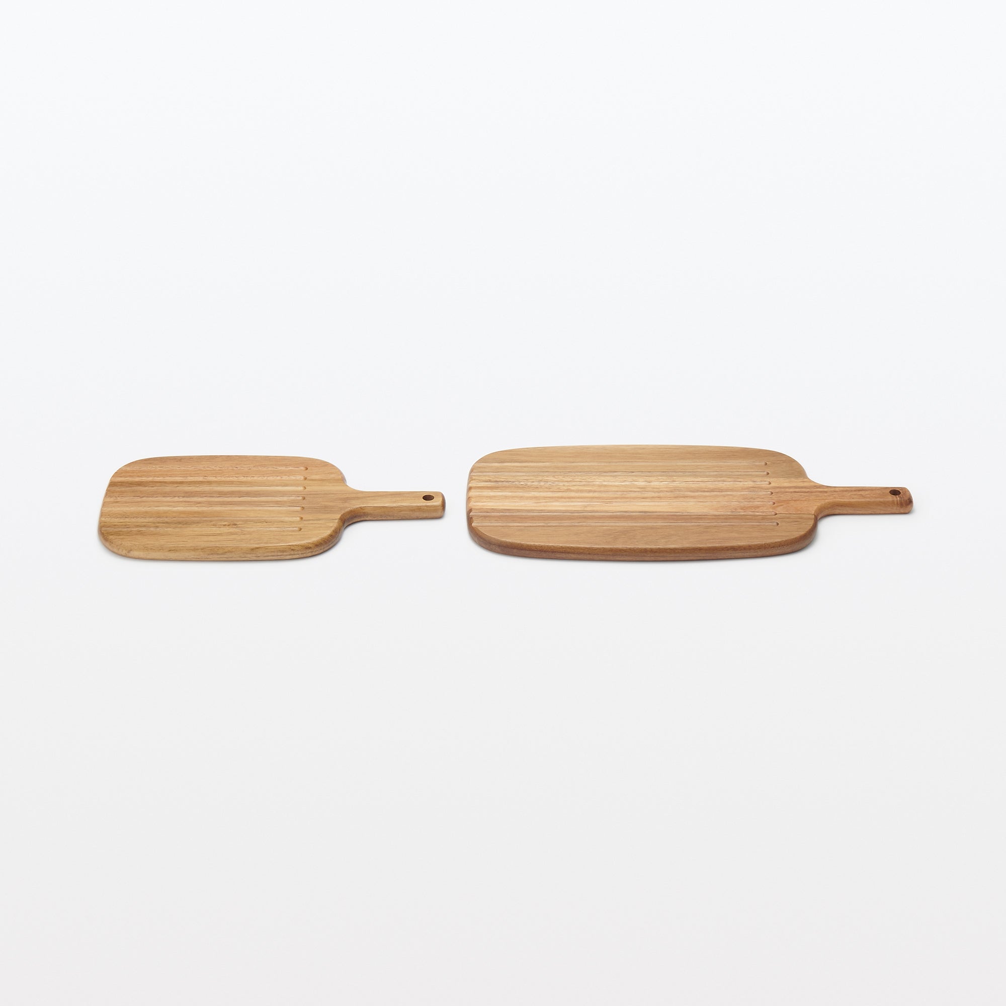 Acacia Double-Sided Cutting Board with Handle - Large - Image 6