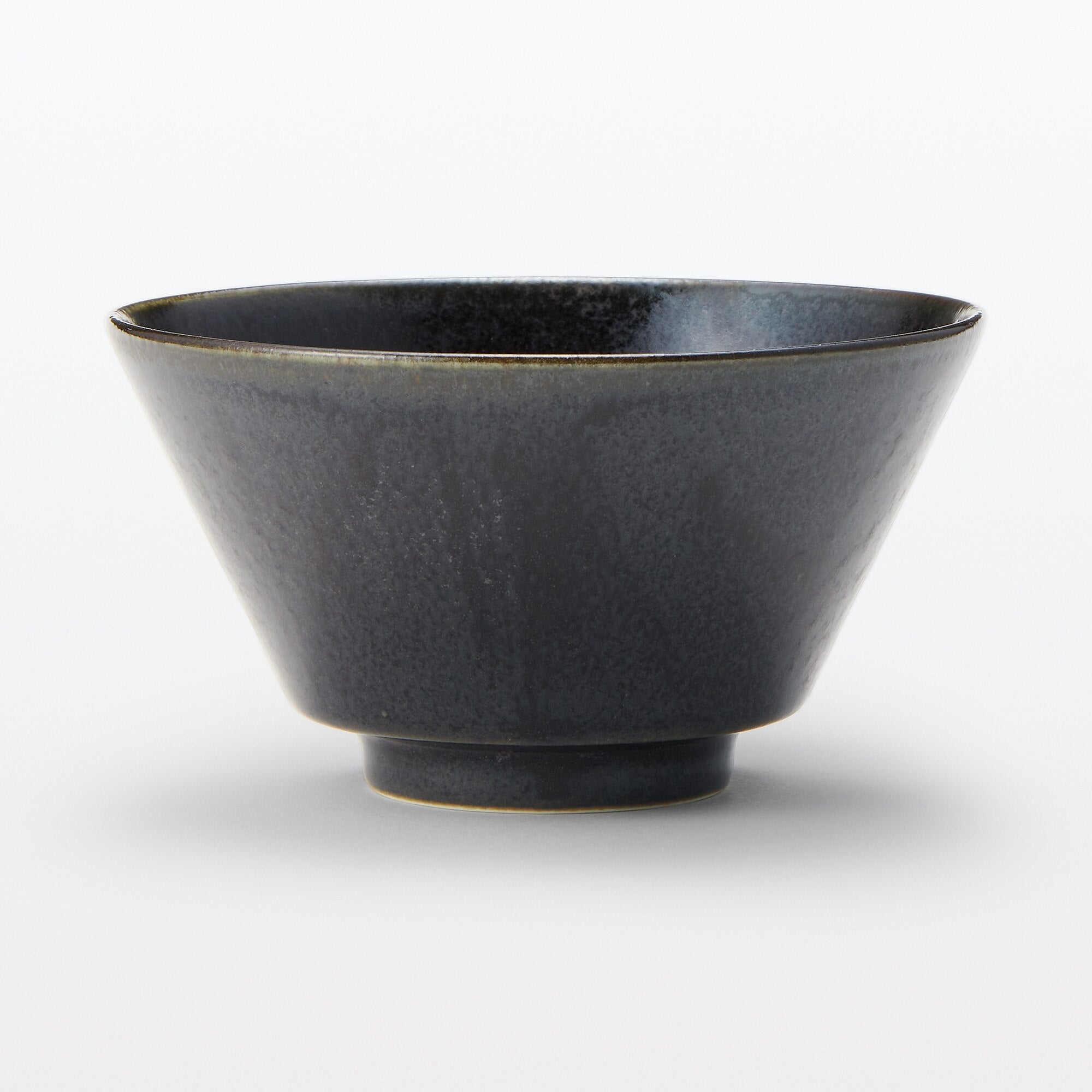 Mino Ware Rice Bowl - Black - Image 2