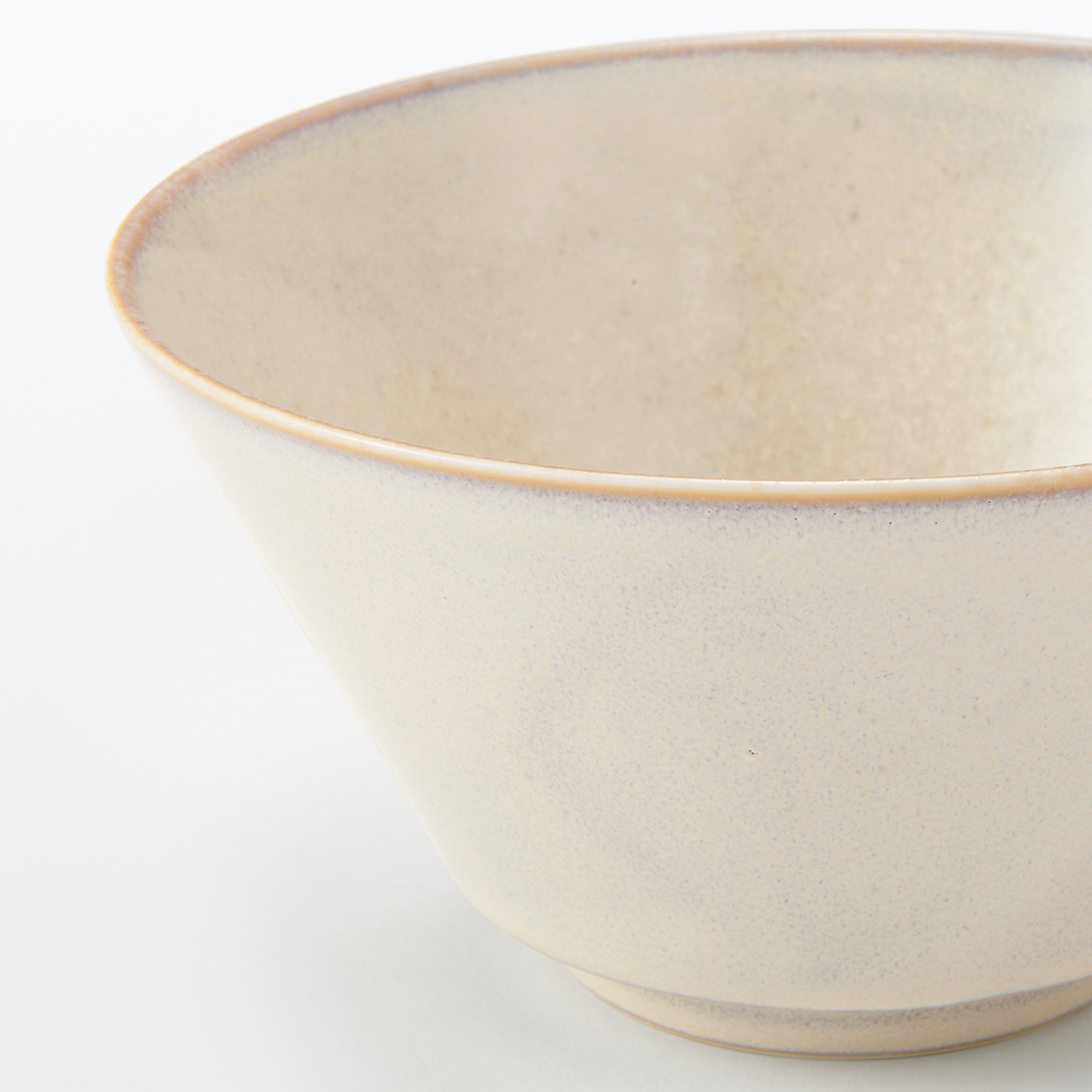 Mino Ware Rice Bowl - White Glaze 6.2 - Image 6