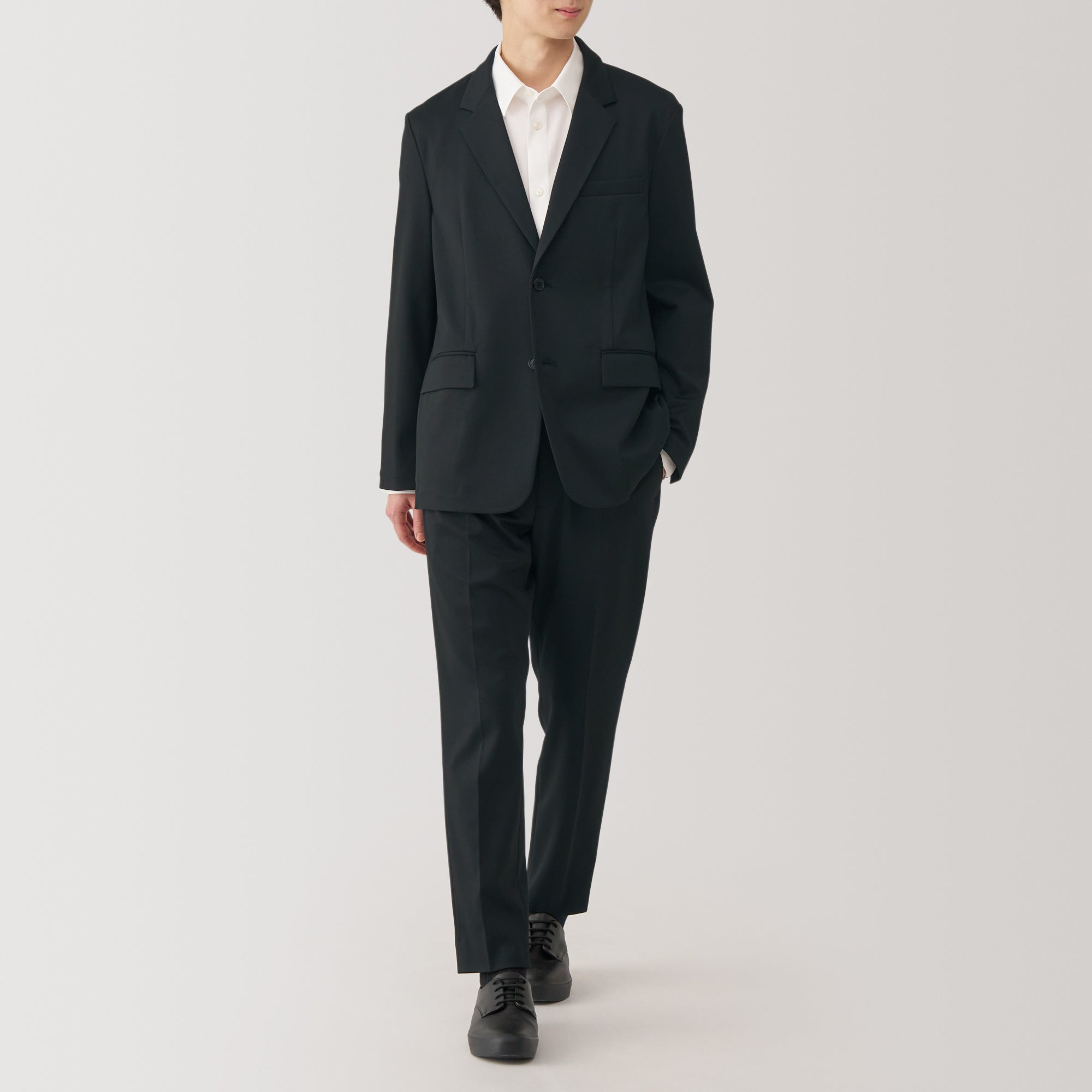 Men's Stretch Jersey Flat Front Pants - Image 14