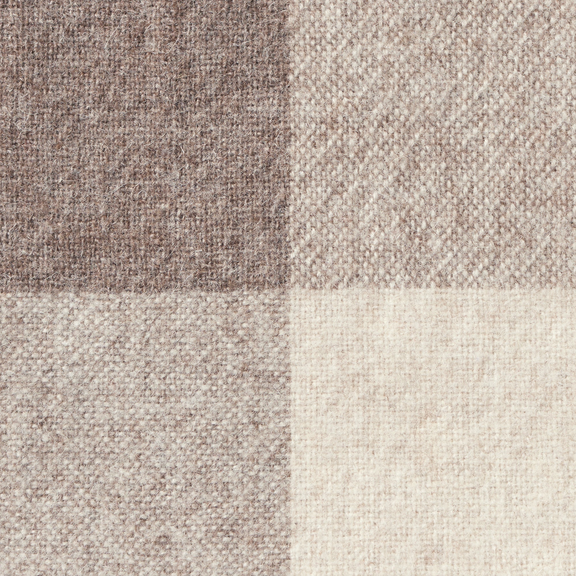 Wool Cushion Cover - Check - 16.9 x 16.9 - Image 3