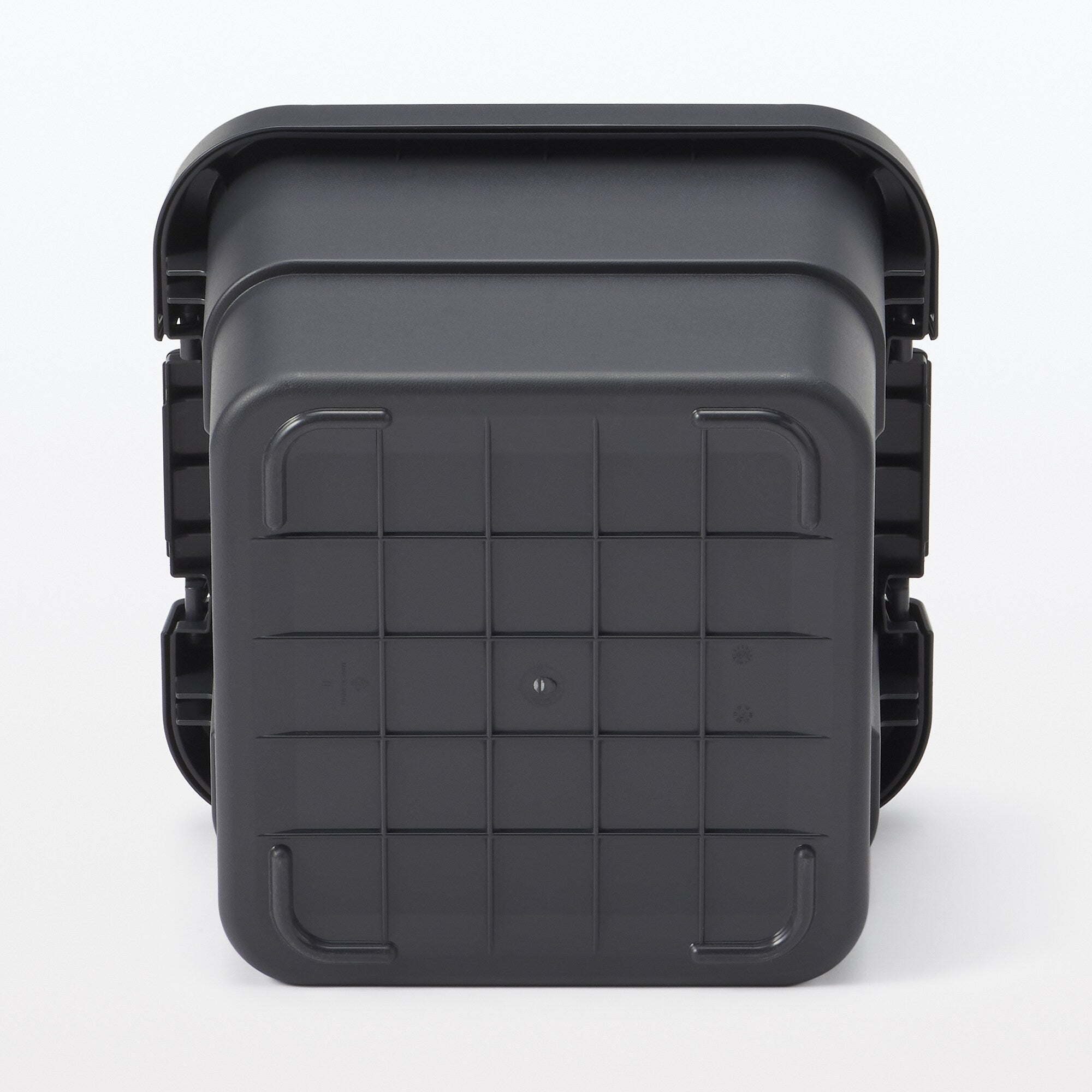 Heavy Duty Polypropylene Storage Box - Dark Gray - Small 7.9 gal - Image 5