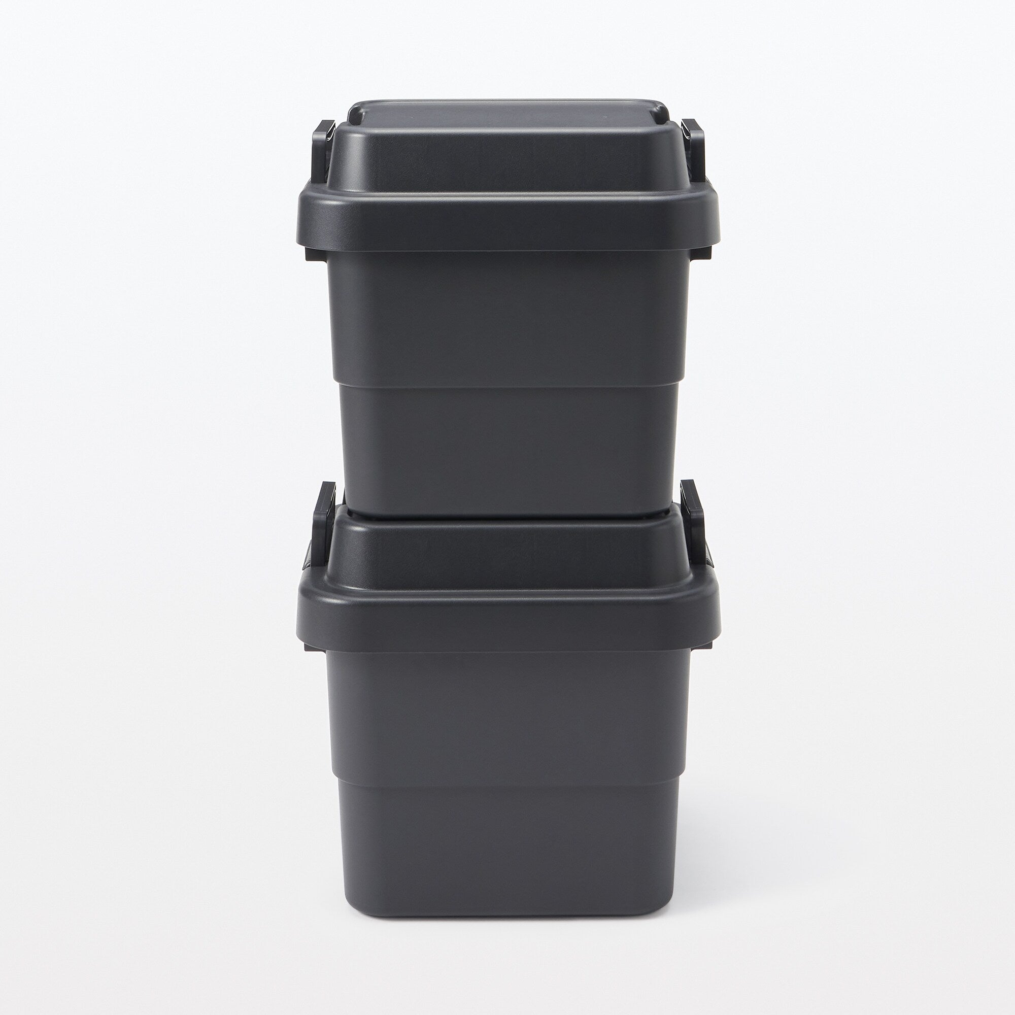 Heavy Duty Polypropylene Storage Box - Dark Gray - Small 7.9 gal - Image 7