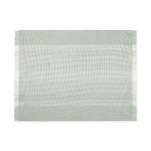 Indian Cotton Rib Placemat - Light Green