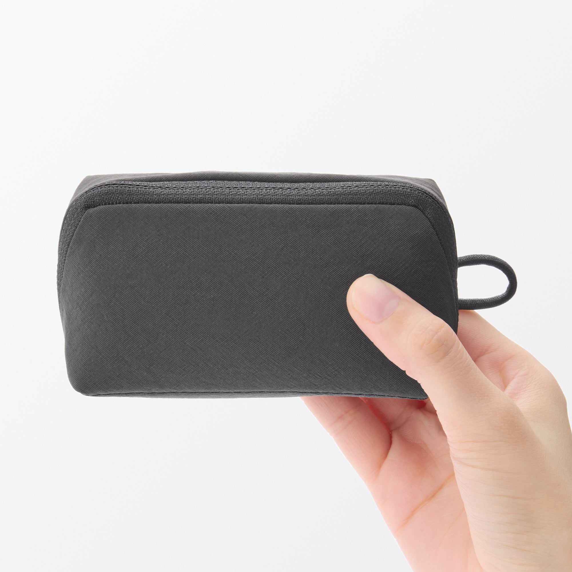 Wrinkled Nylon Wide-Opening Pouch - Small - Image 20