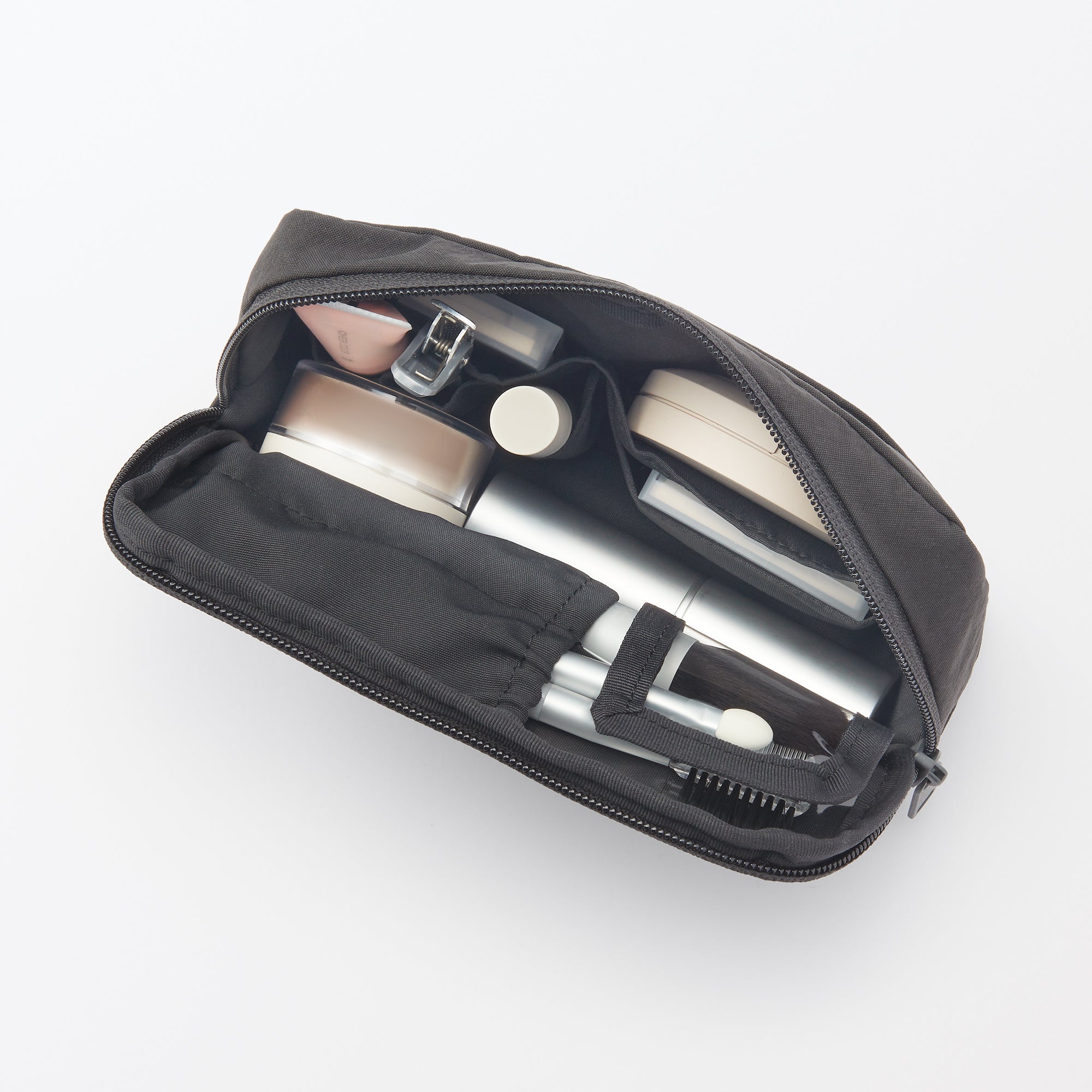Wrinkled Nylon Wide-Opening Pouch - Large - Image 16