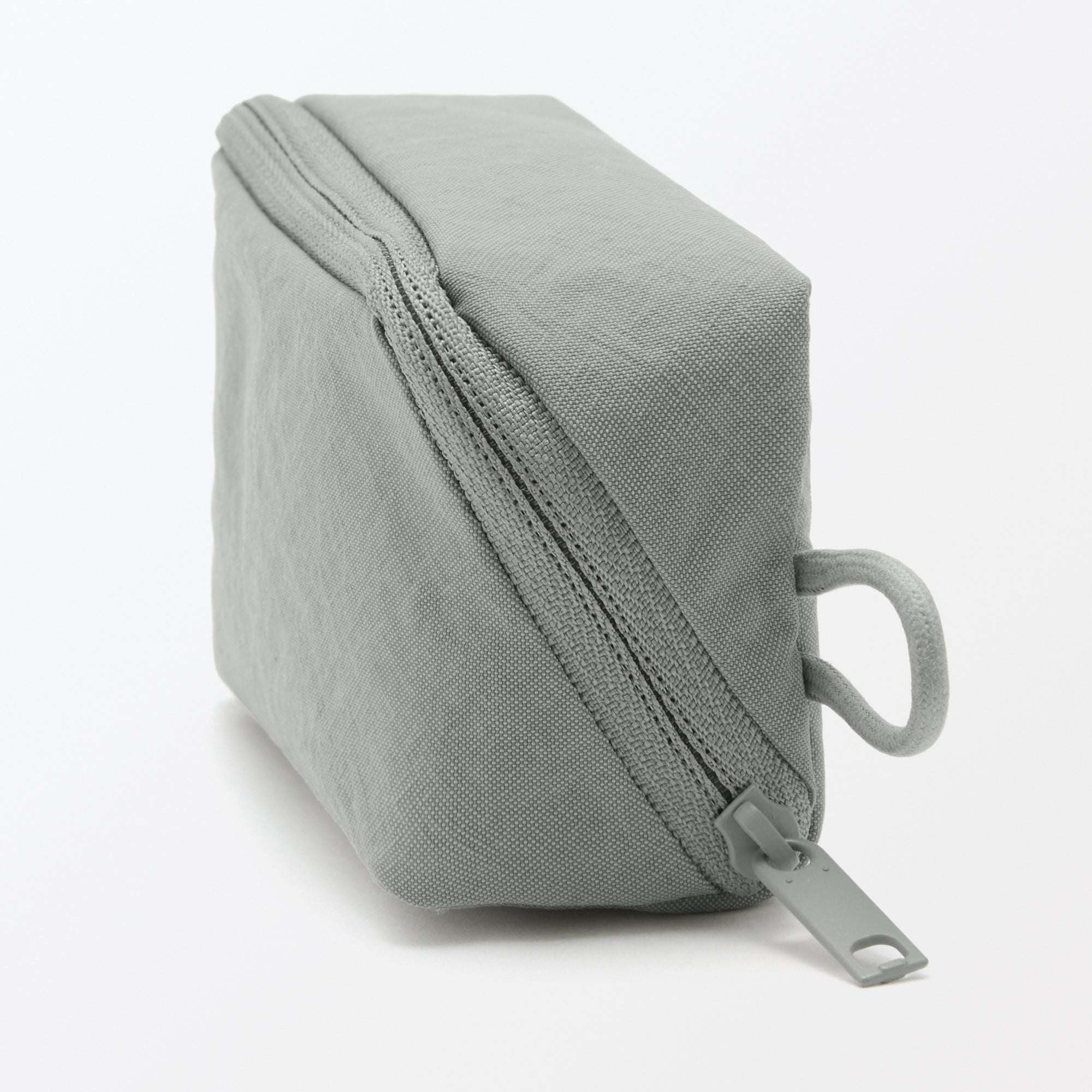 Wrinkled Nylon Wide-Opening Pouch - Small - Image 4