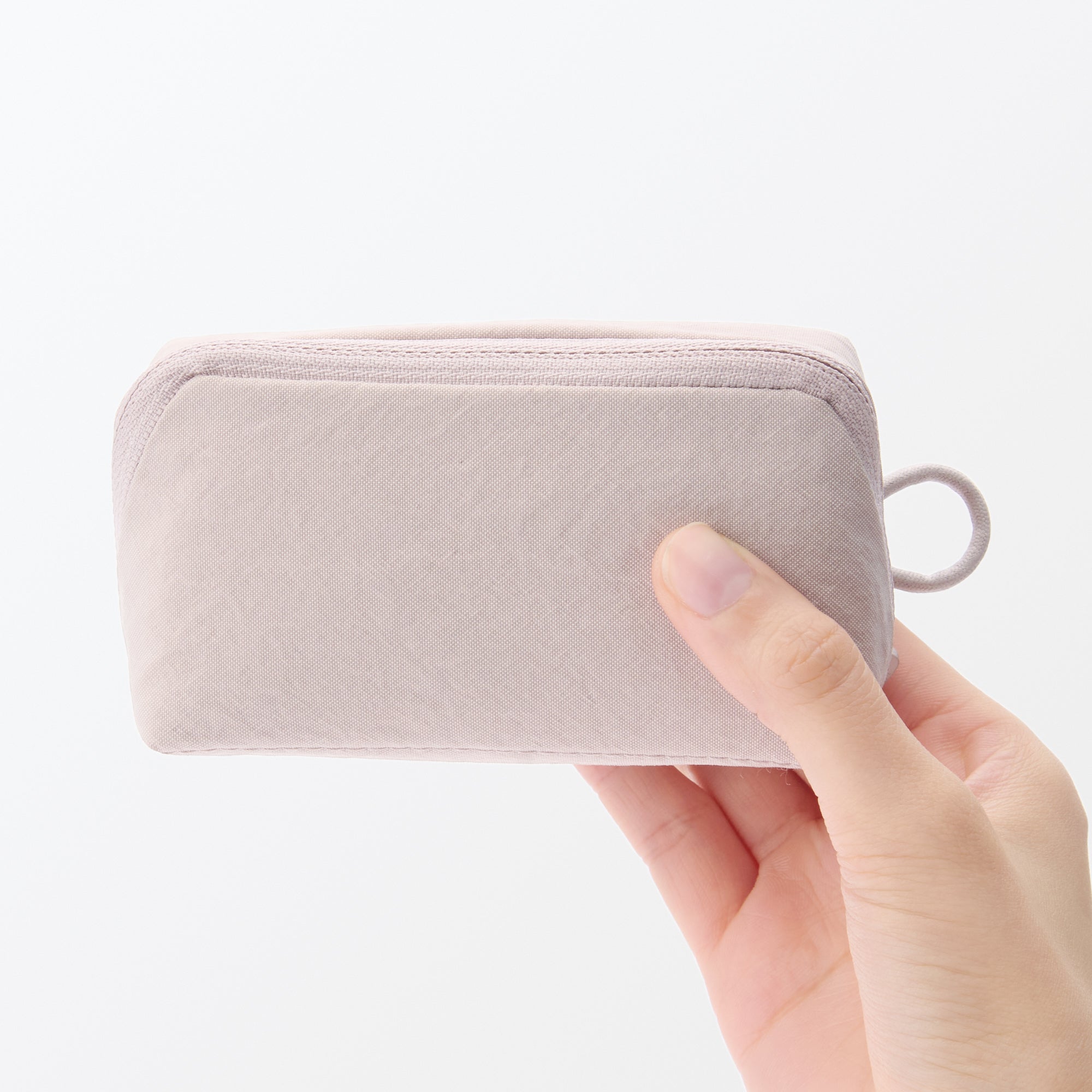 Wrinkled Nylon Wide-Opening Pouch - Small - Image 13
