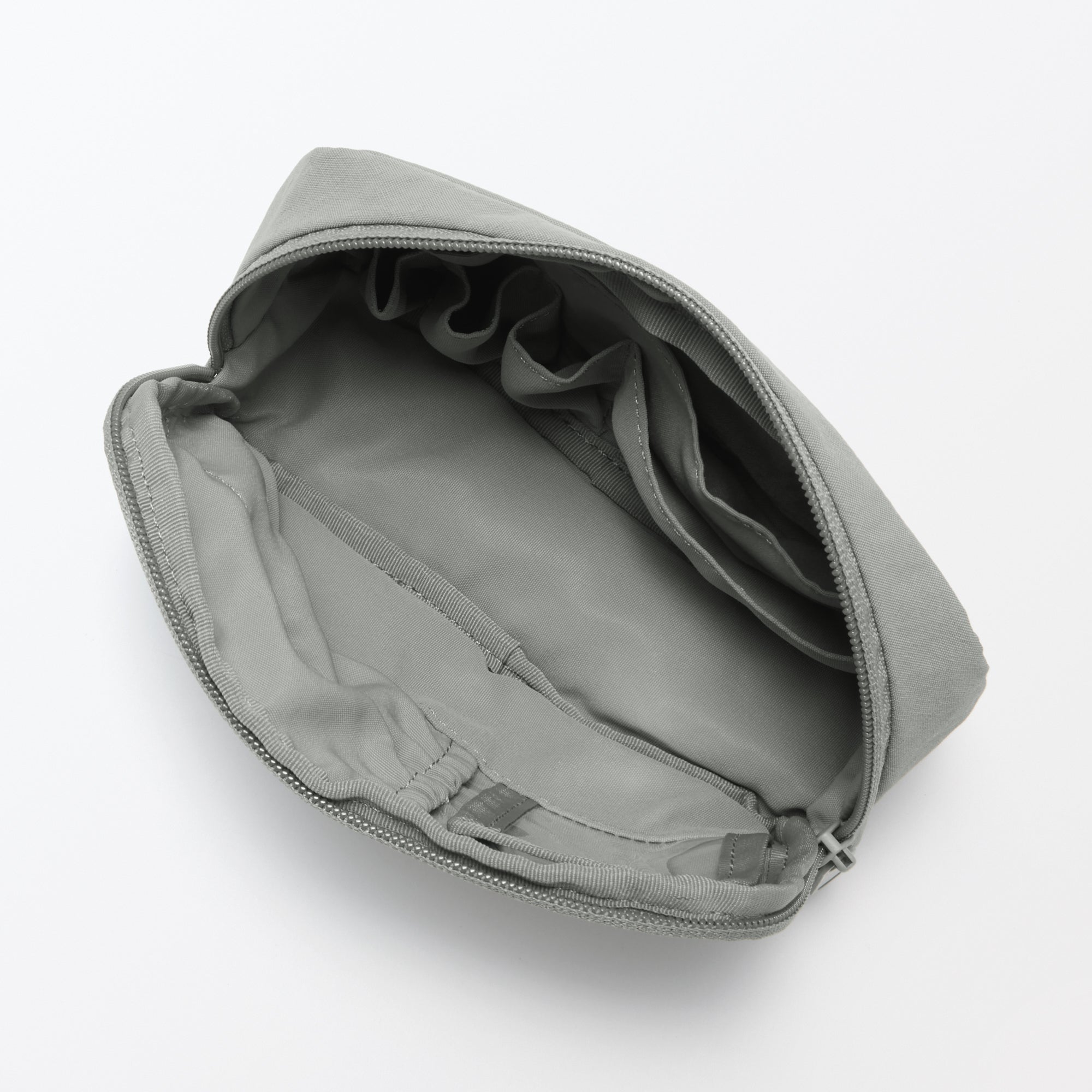 Wrinkled Nylon Wide-Opening Pouch - Large - Image 12