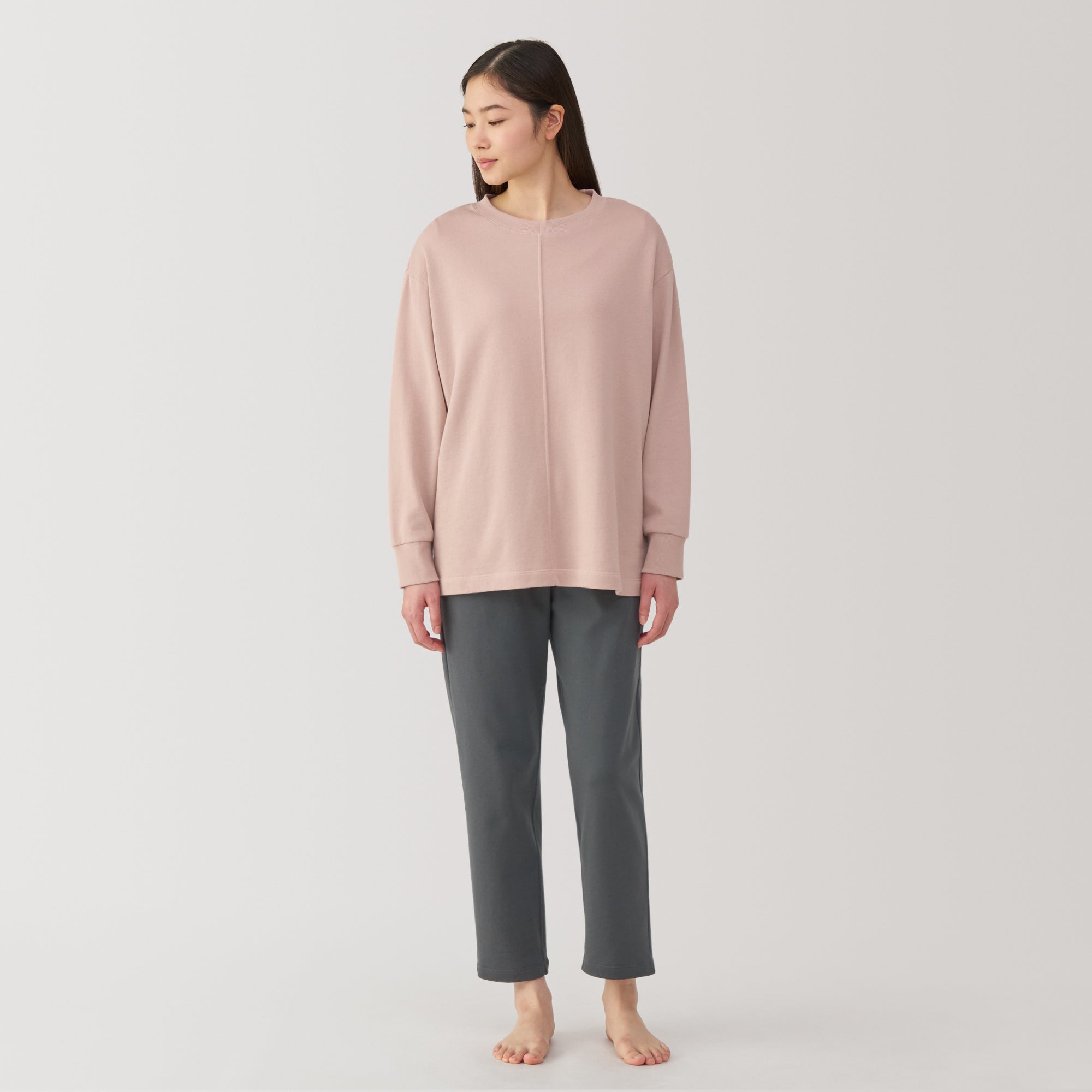 Women's Loose-Twist Sweatshirt Loungewear Set - Image 13