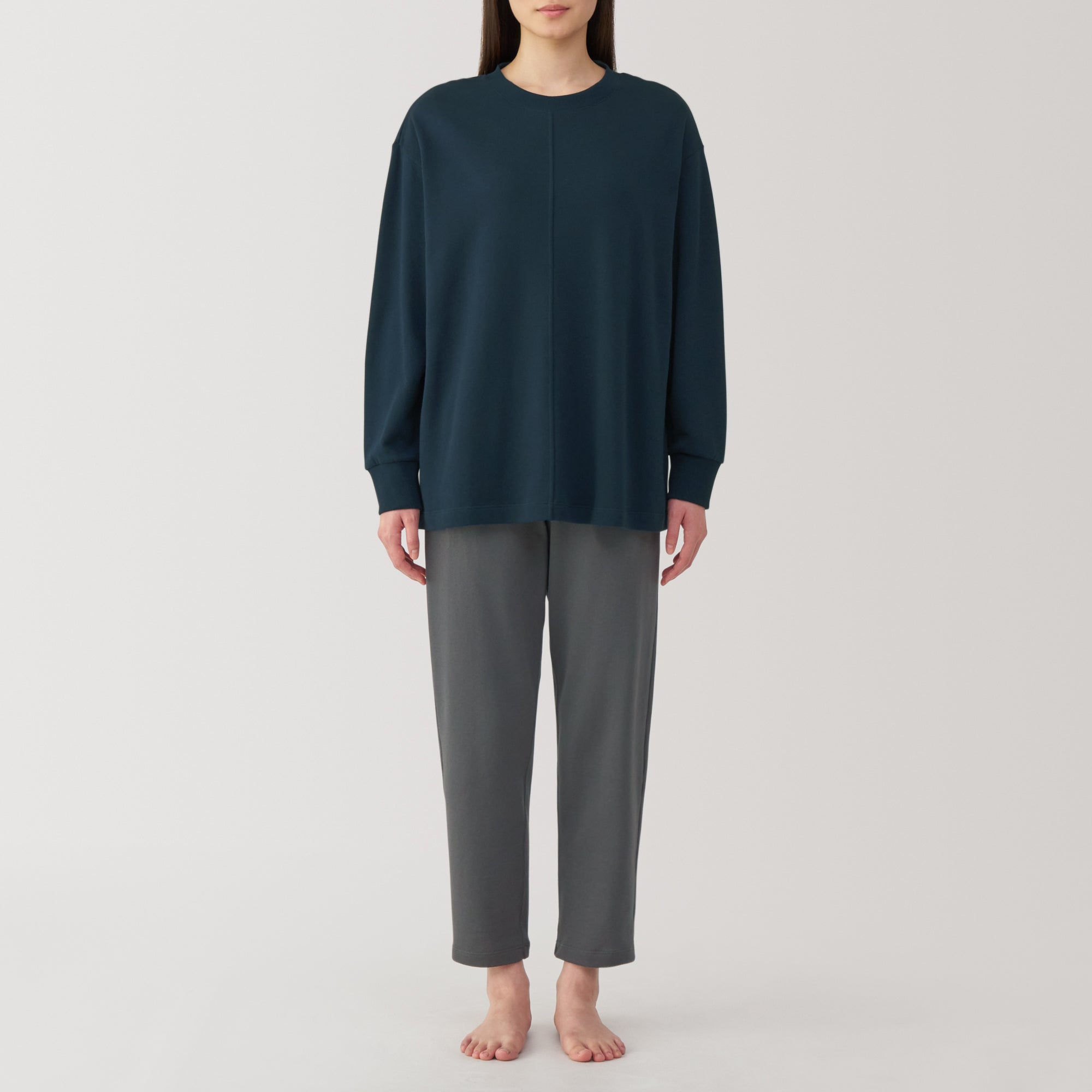Women's Loose-Twist Sweatshirt Loungewear Set - Image 4