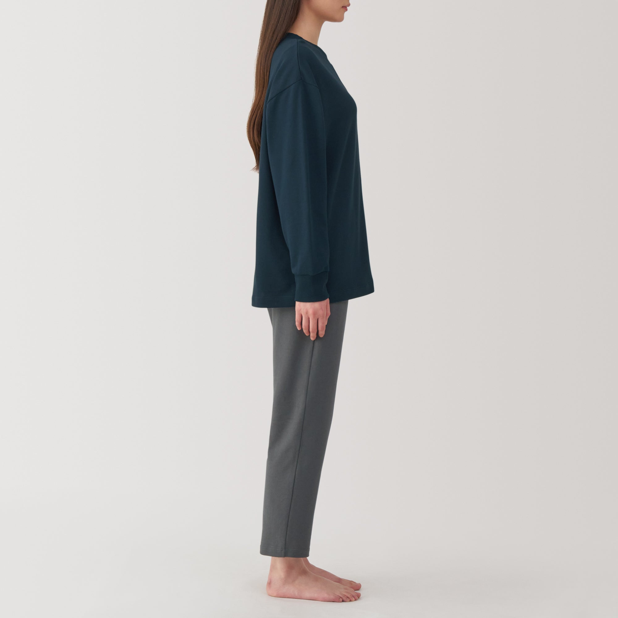 Women's Loose-Twist Sweatshirt Loungewear Set - Image 5