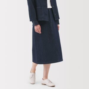 Women's Kapok Blend Denim A-Line Skirt