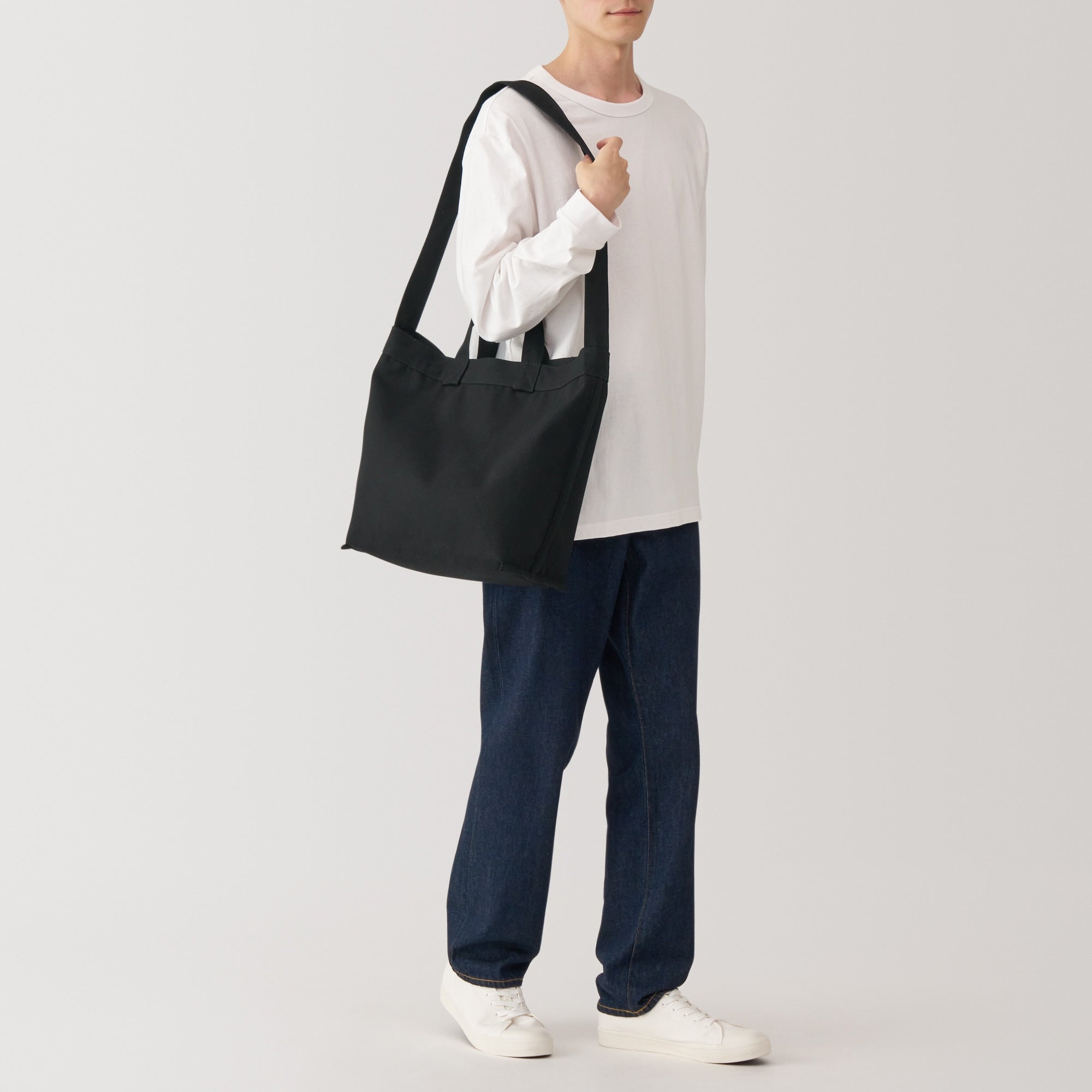 2-Way Canvas Tote Bag