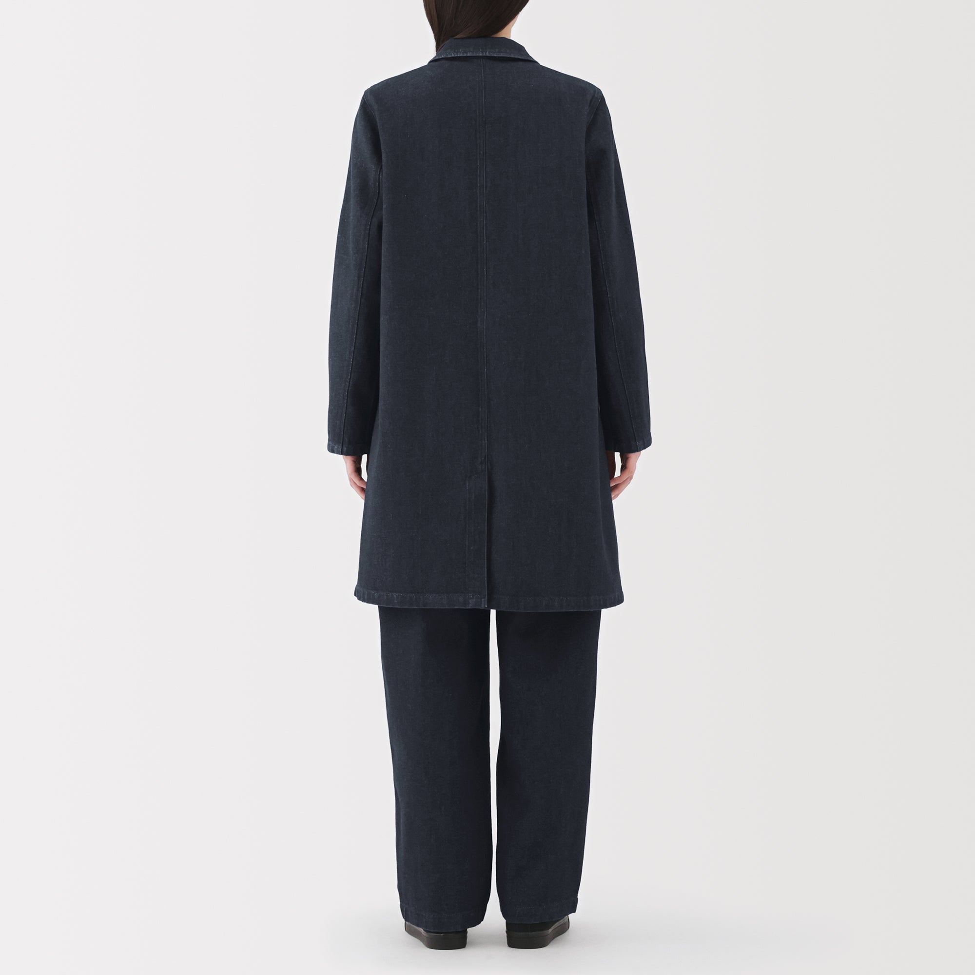Kapok Blend Denim Coat - Image 15