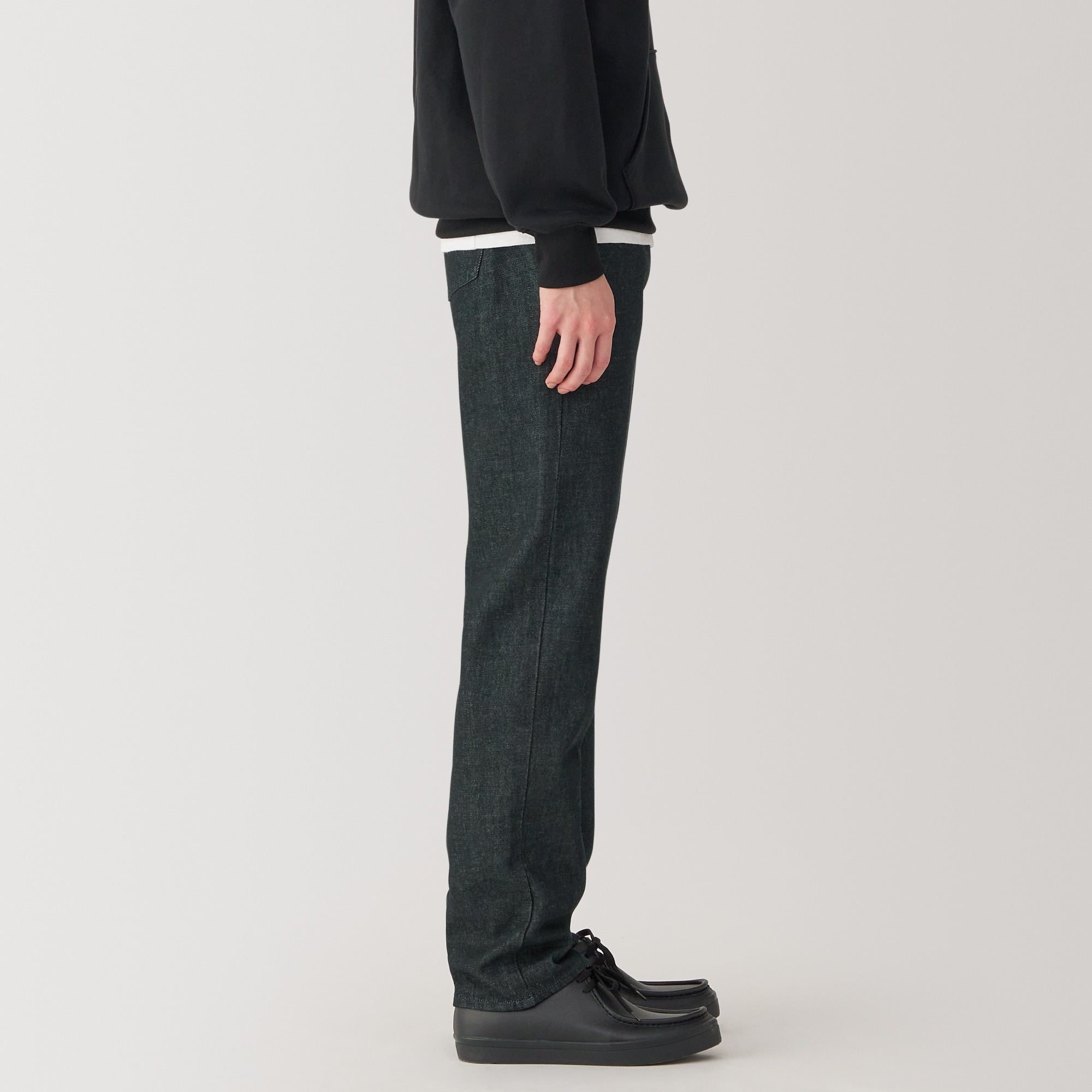 Men's Kapok Blend Straight Denim Trousers - Image 6