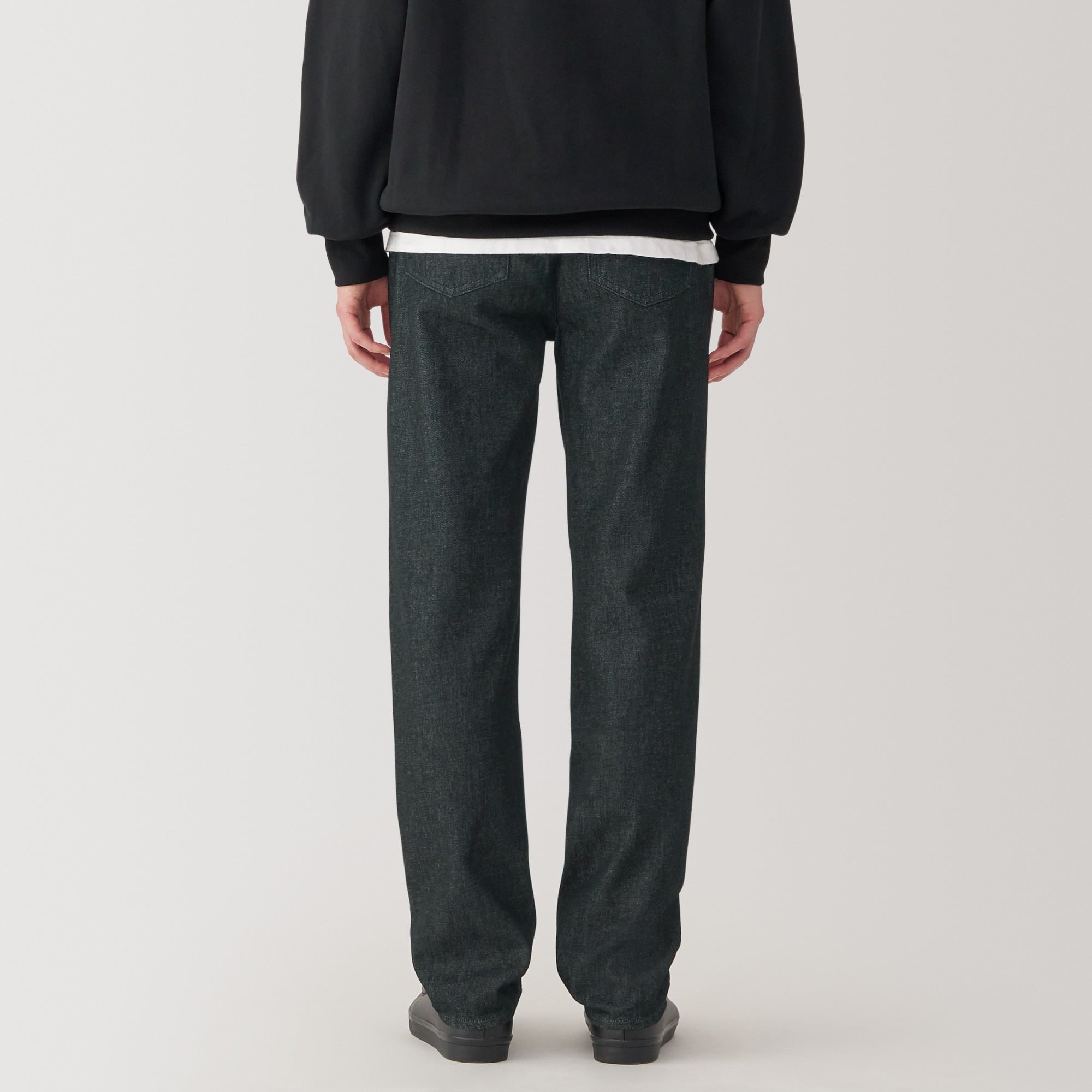 Men's Kapok Blend Straight Denim Trousers - Image 7