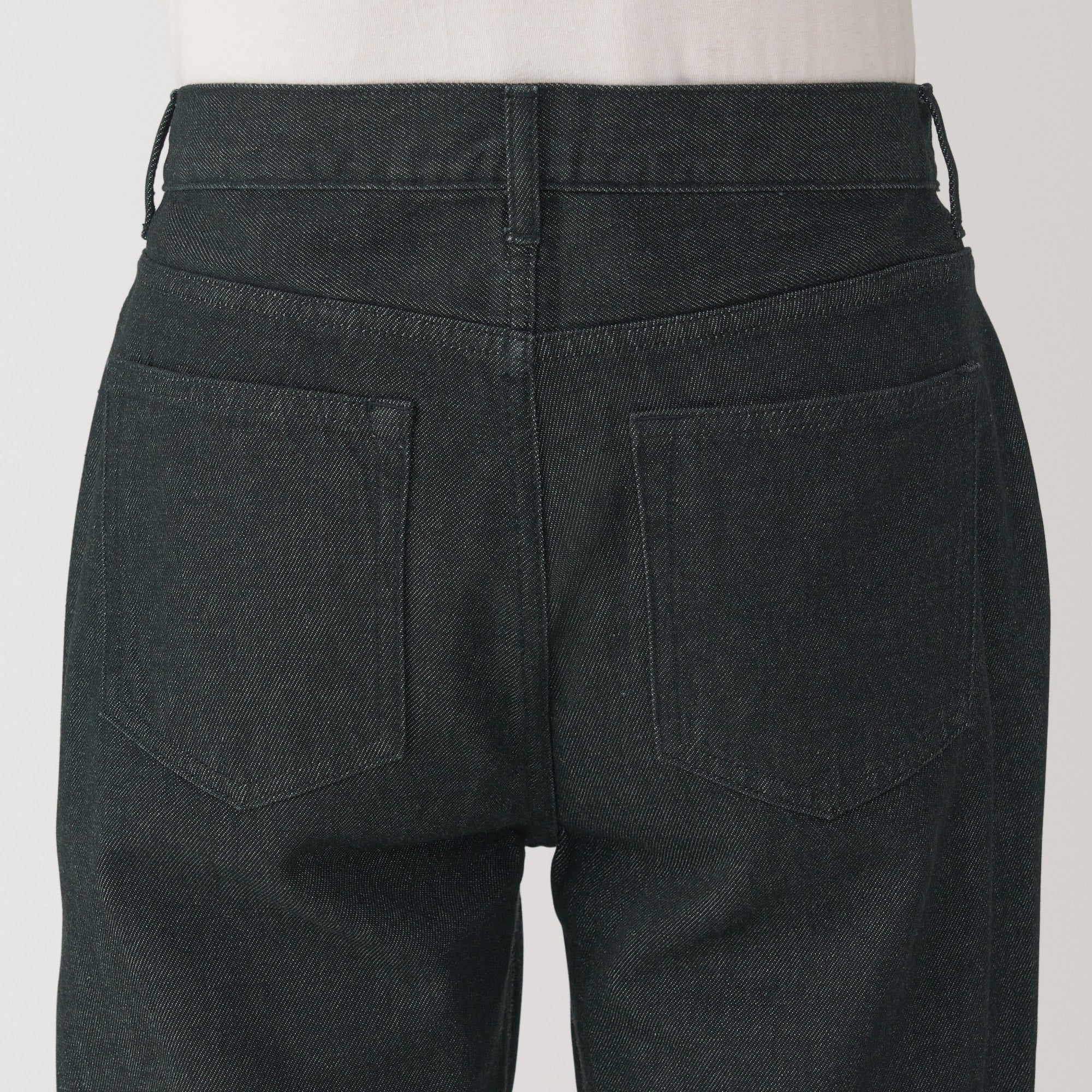 Men's Kapok Blend Straight Denim Trousers - Image 9