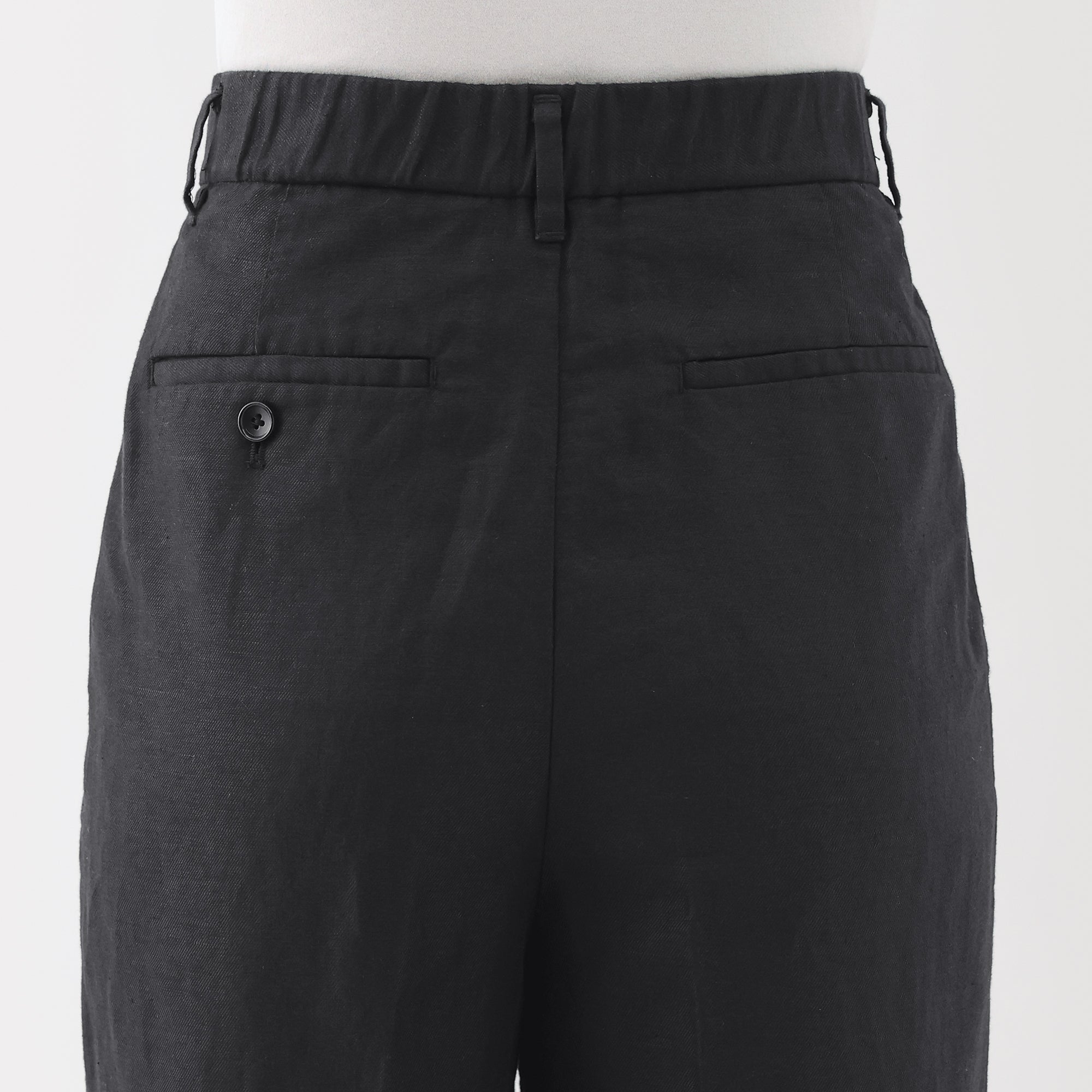 Women's Hemp Blend Twill Darted Wide Pants - Image 8