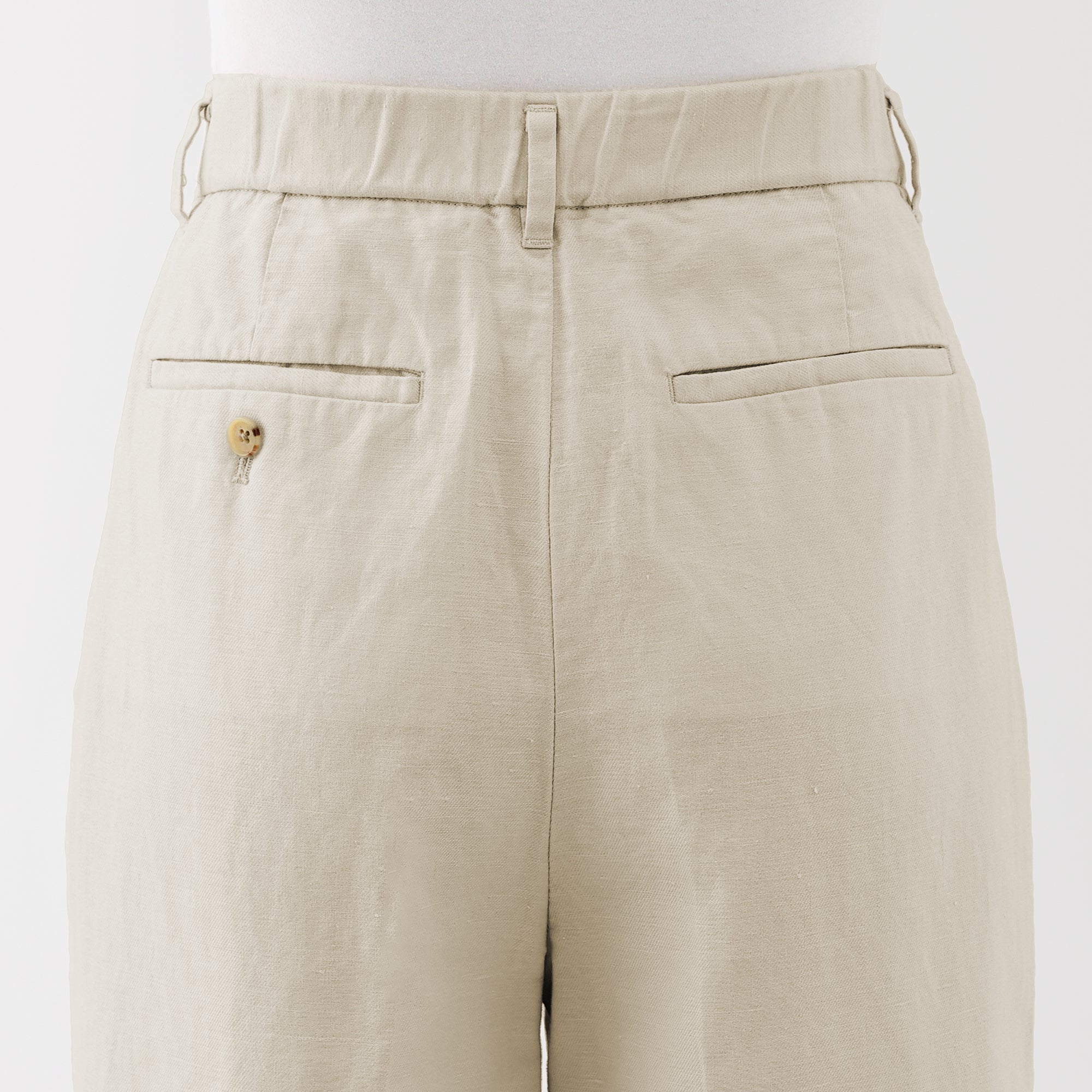 Women's Hemp Blend Twill Darted Wide Pants - Image 17