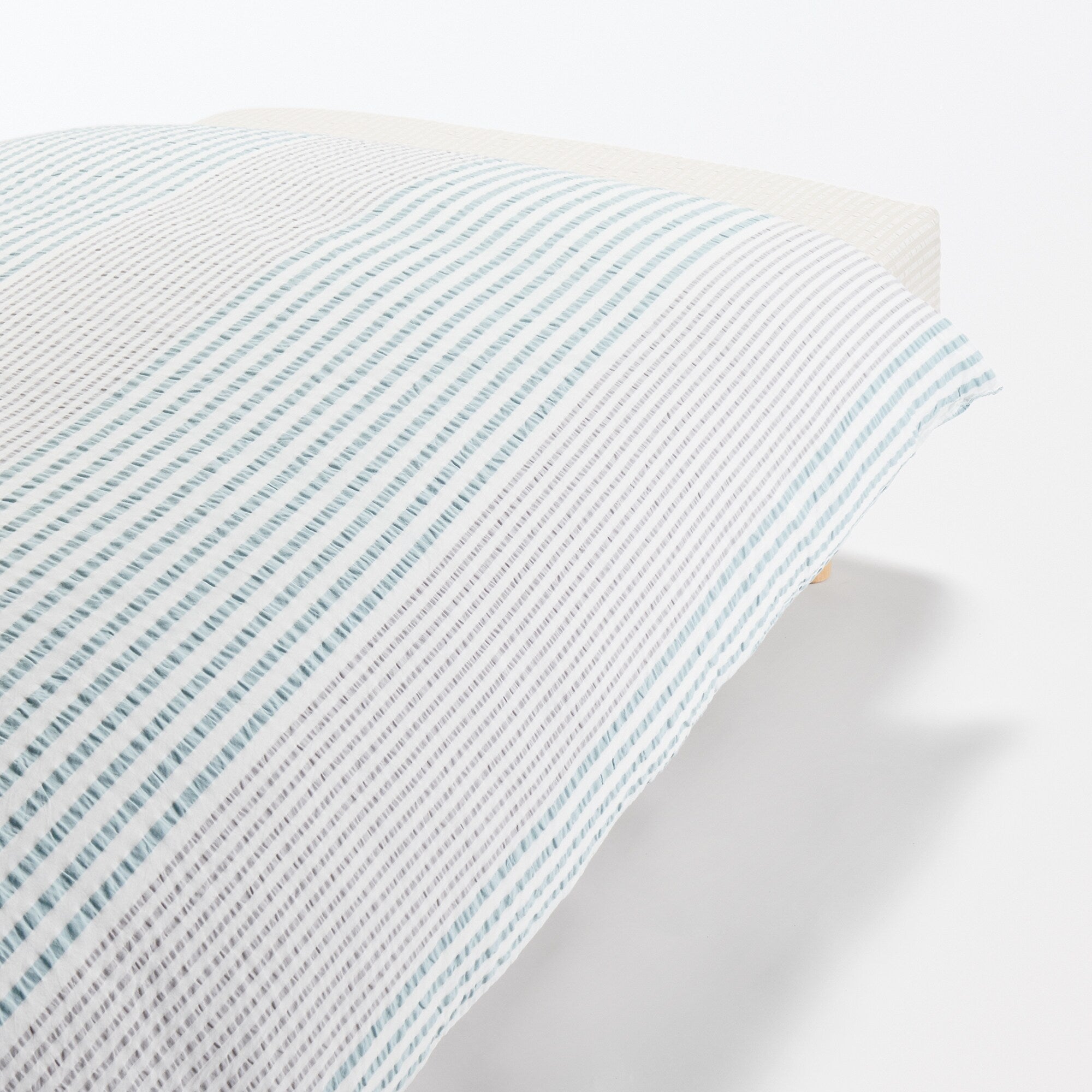 Seersucker Striped Duvet Cover - Image 7