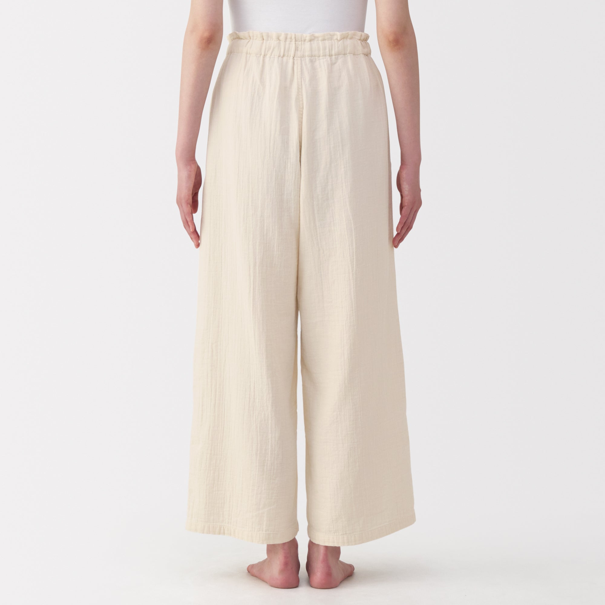 Crepe Gauze Long Pants - Image 22