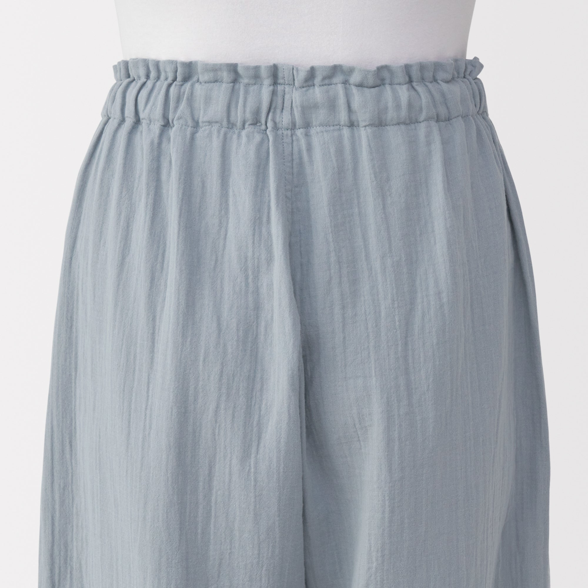 Crepe Gauze Long Pants - Image 8