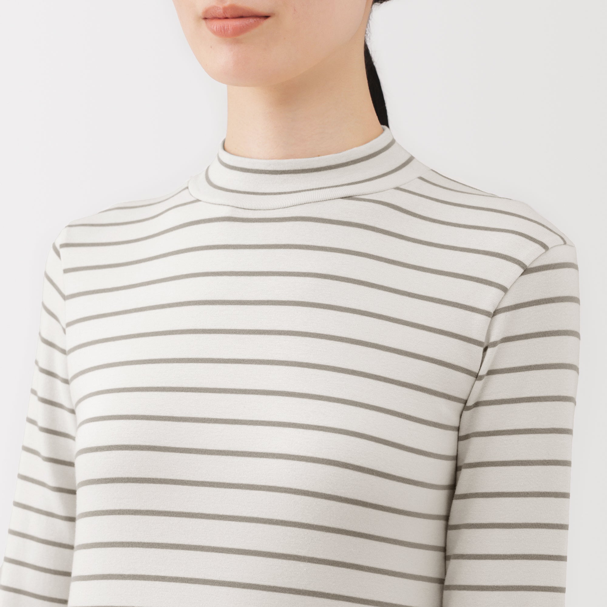 Brushed Mock Neck T-Shirt - Image 28
