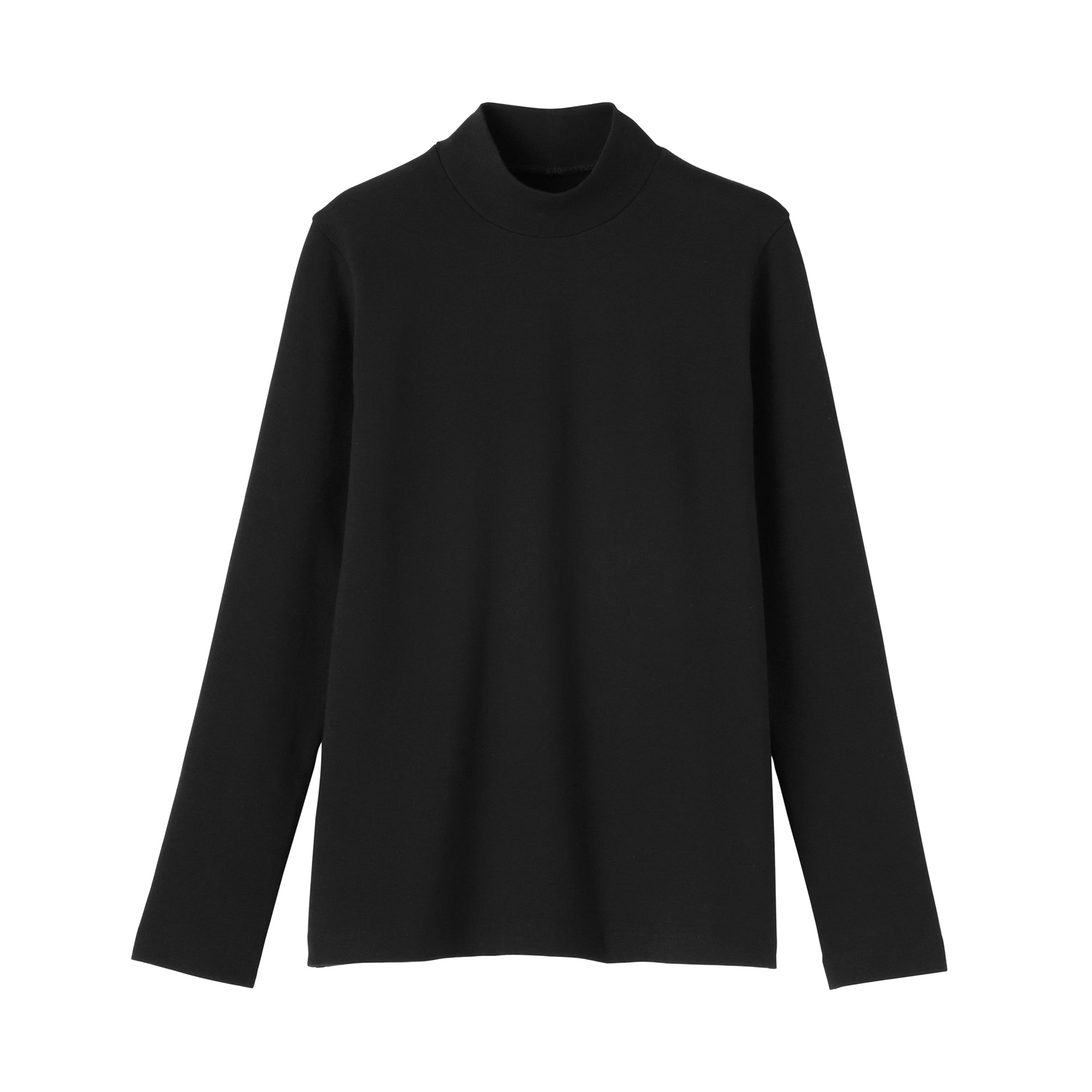 Brushed Mock Neck T-Shirt - Image 2