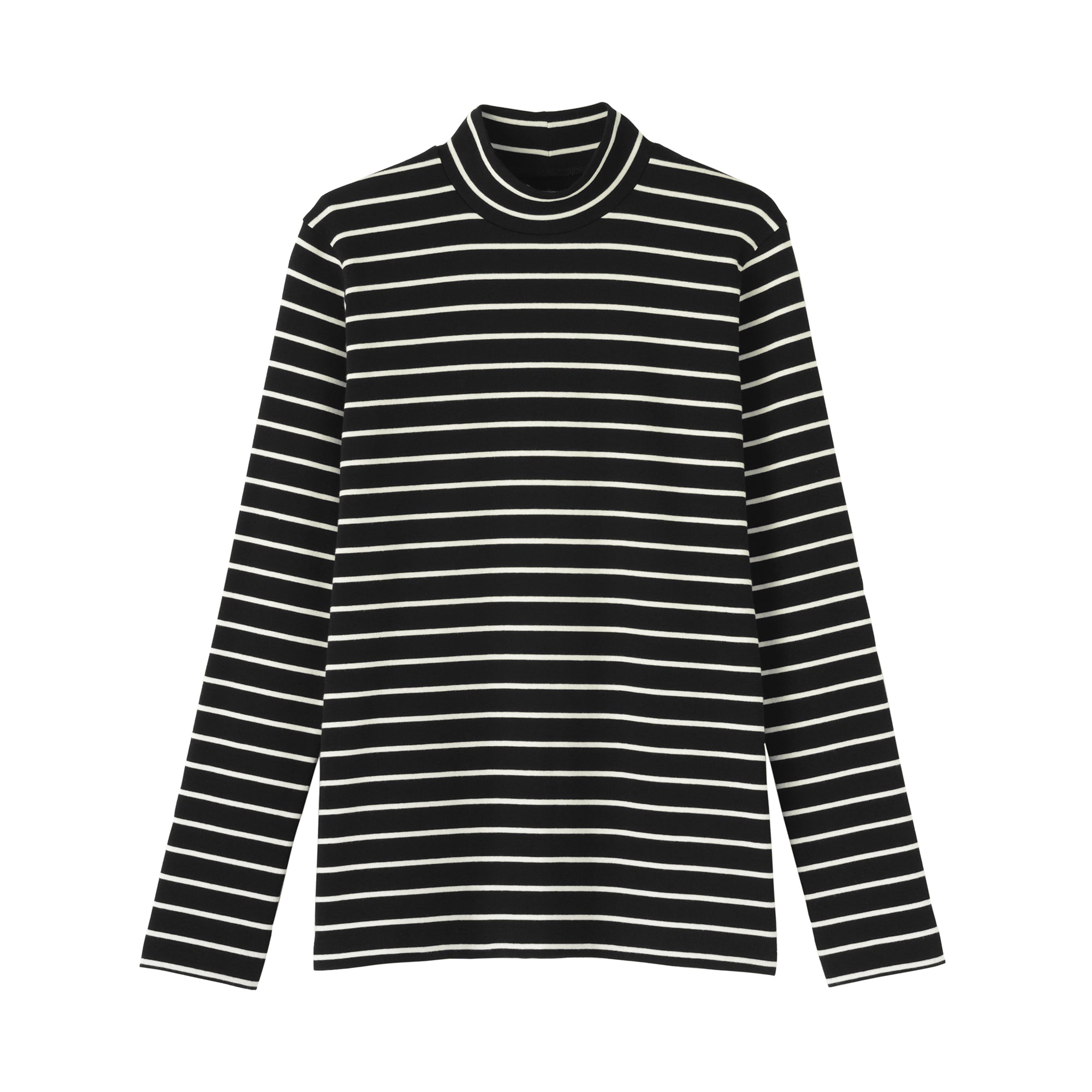 Brushed Mock Neck T-Shirt - Image 9