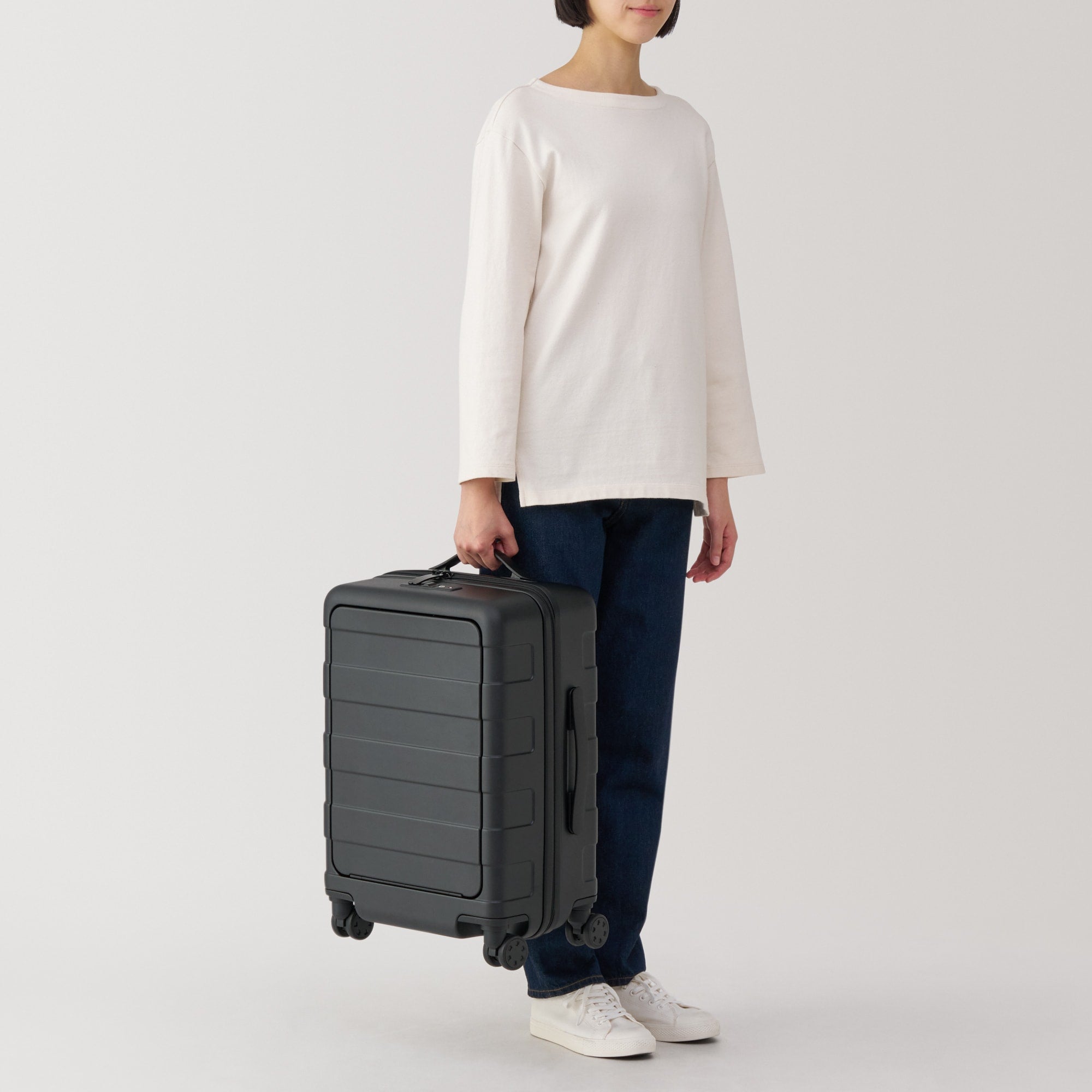 Front Open Hard Suitcase 32L | Carry-On - Image 37