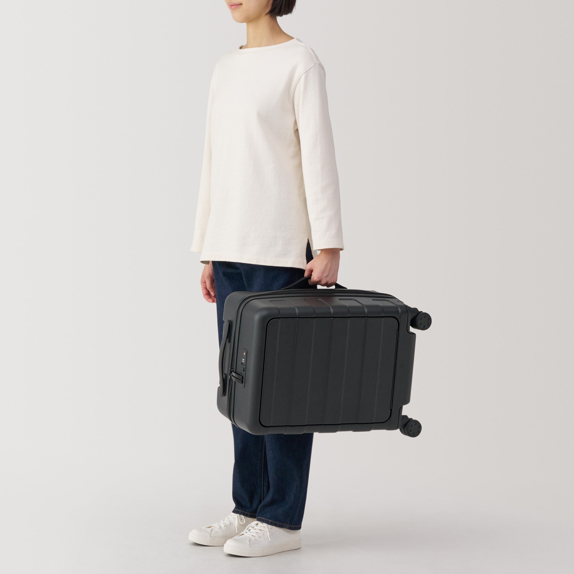 Front Open Hard Suitcase 32L | Carry-On - Image 38