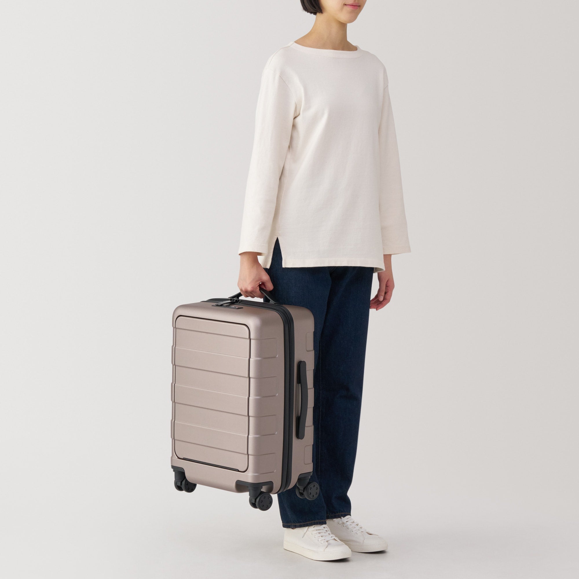 Front Open Hard Suitcase 32L | Carry-On - Image 14