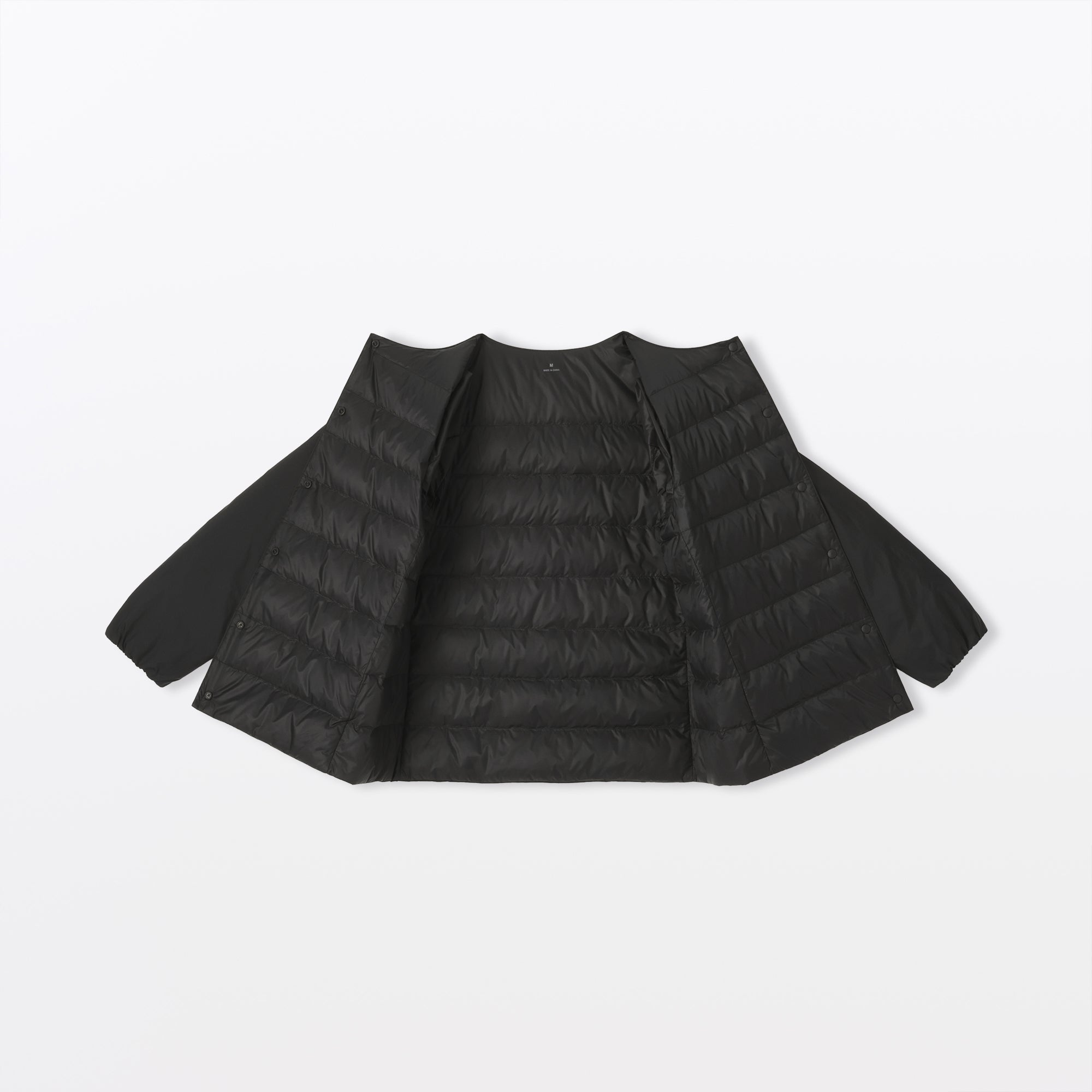 Lightweight Down Collarless Jacket - Image 10
