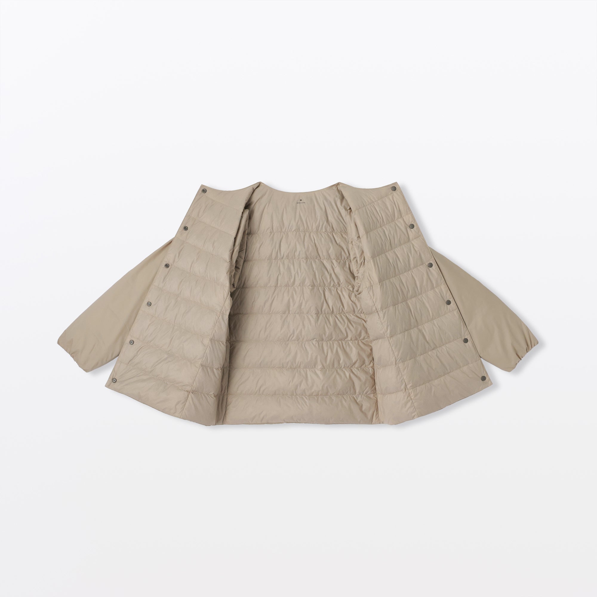 Lightweight Down Collarless Jacket - Image 21